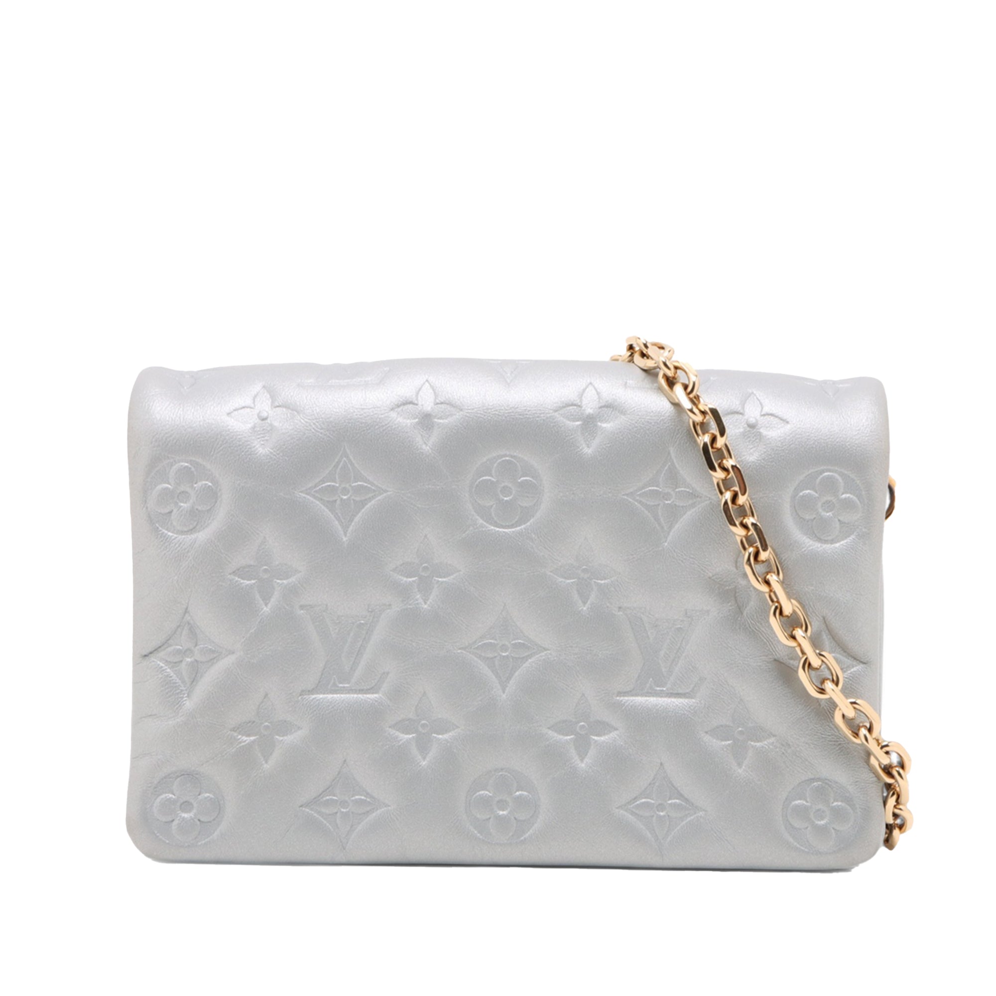 Louis Vuitton Monogram Embossed Lambskin Pochette Coussin - image 1
