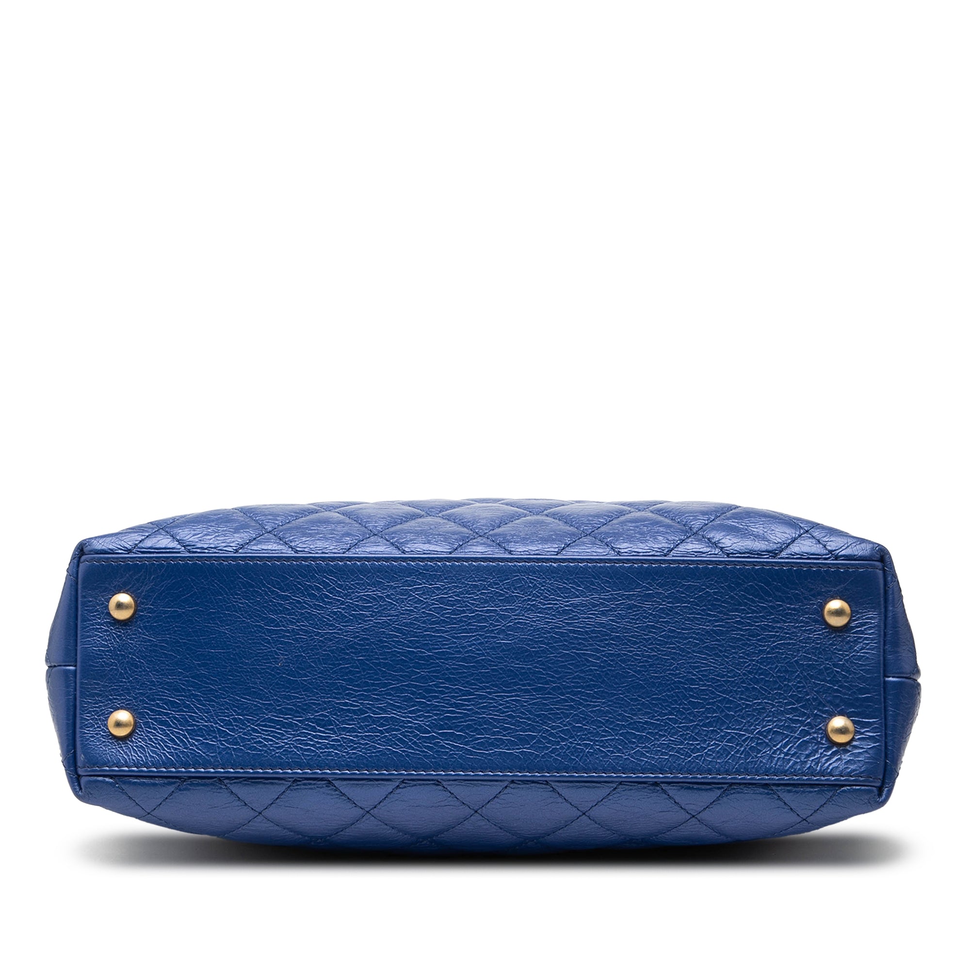 Chanel CC Calfskin Front Zip Drawstring Chain Tote - image 3
