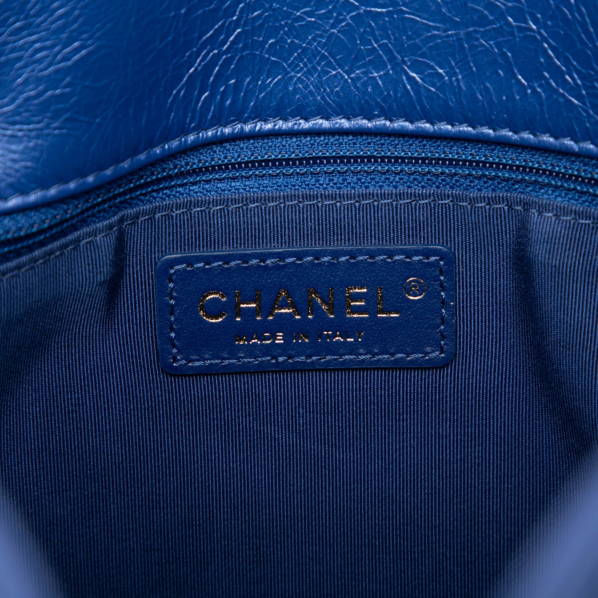 Chanel CC Calfskin Front Zip Drawstring Chain Tote - image 5