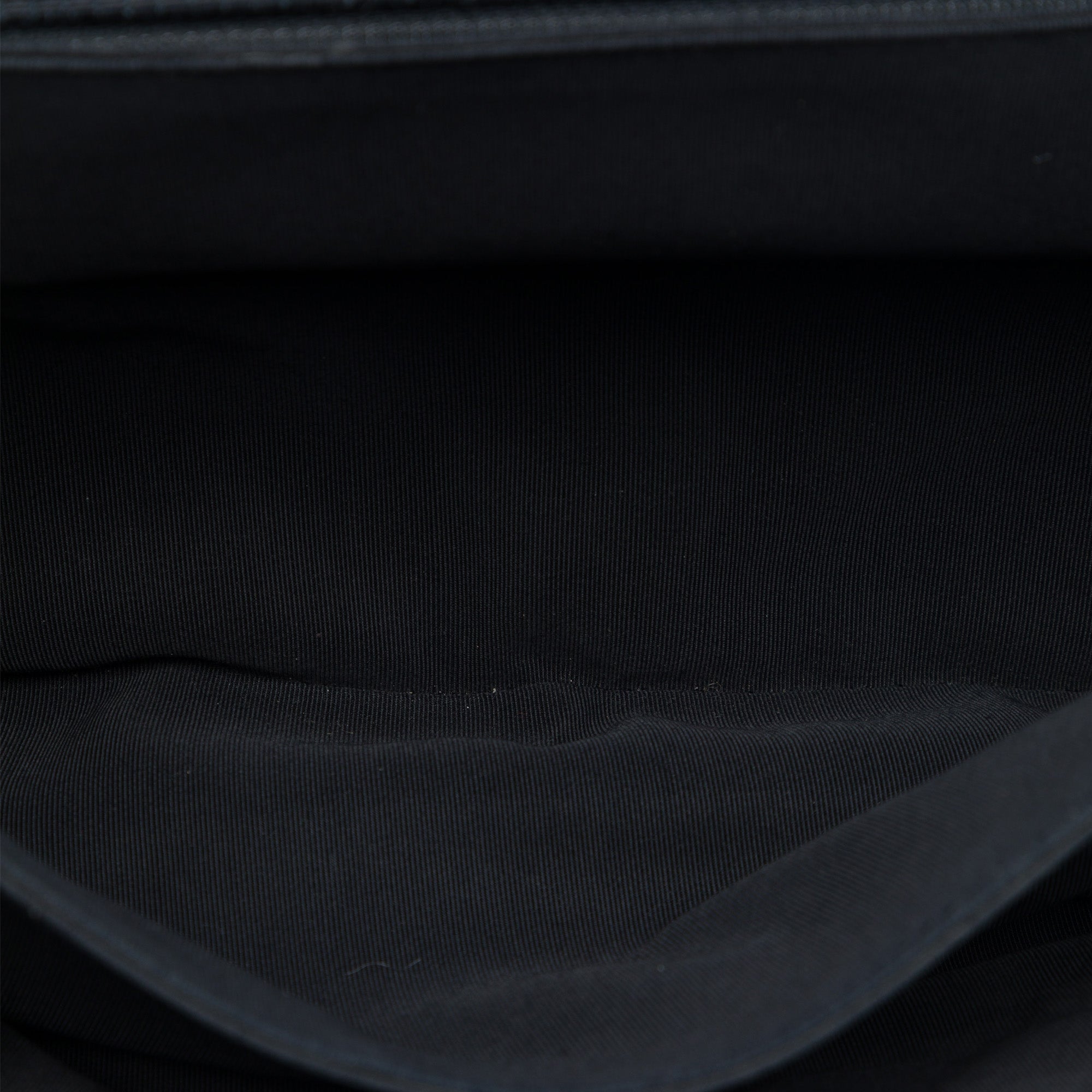 Chanel CC Quilted Lambskin and Grosgrain So Black Flap - image 4