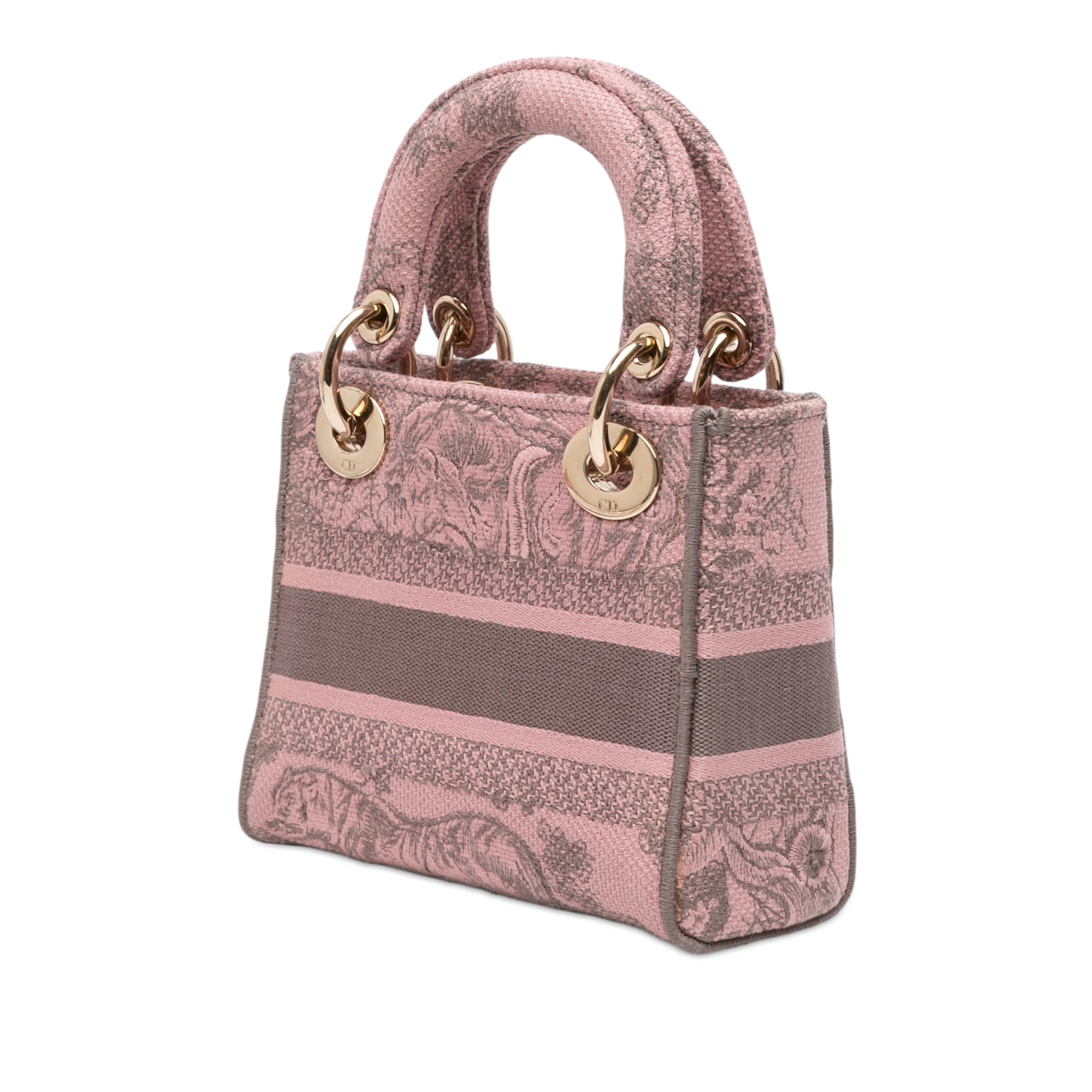 Dior Mini Embroidered Canvas Toile De Jouy Lady D Lite - image 2