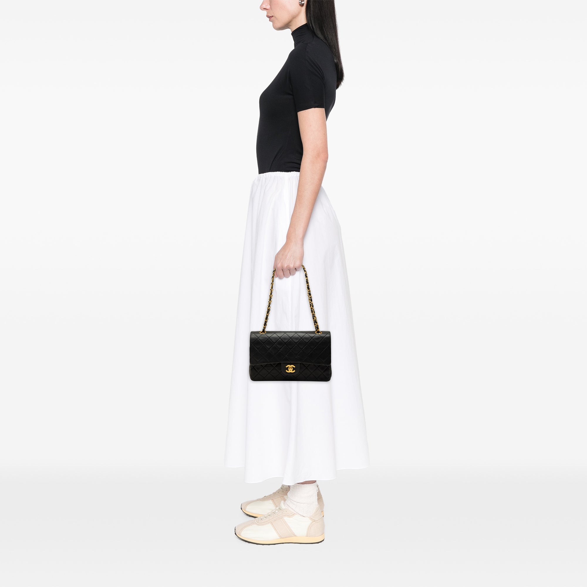 Chanel Medium Classic Lambskin Double Flap - image 6