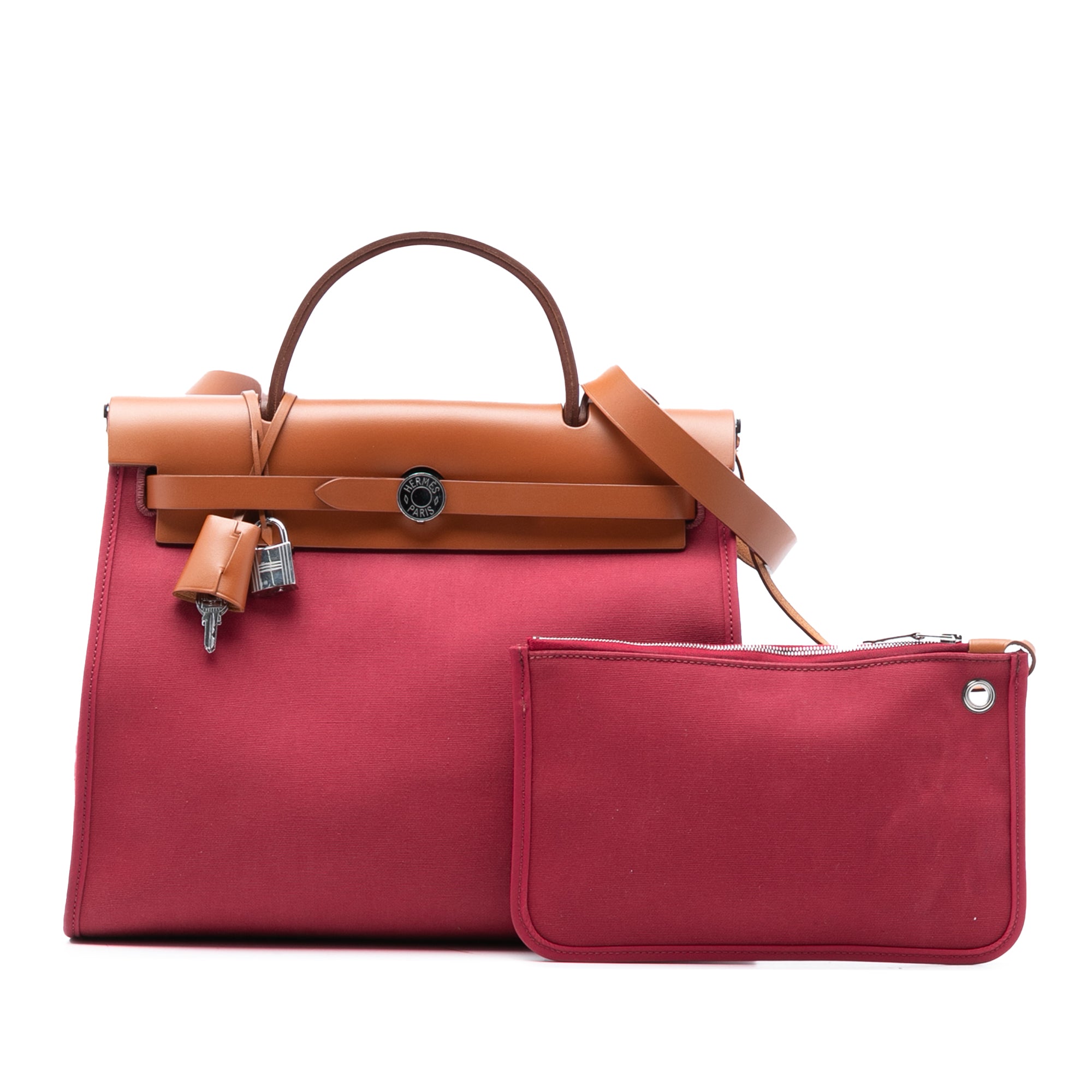 Hermès Toile Herbag Zip 31 - image 8