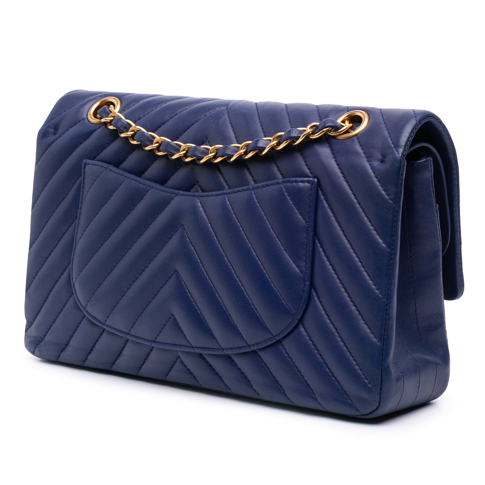 Chanel Medium Classic Chevron Lambskin Double Flap - image 2