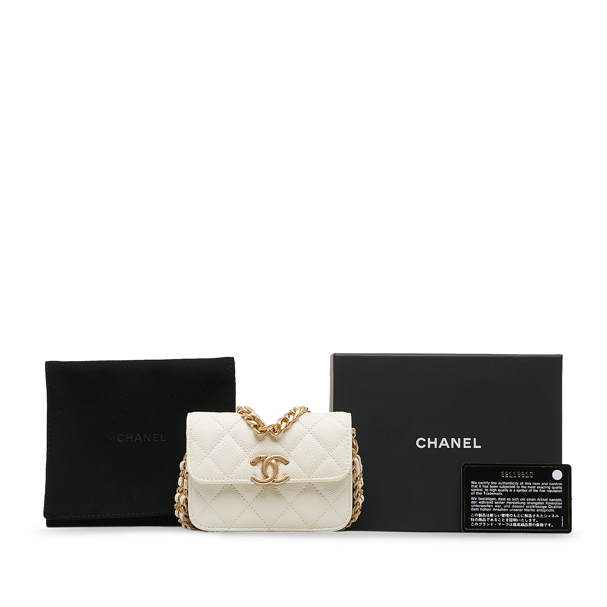 Chanel Mini Caviar Flap - image 10