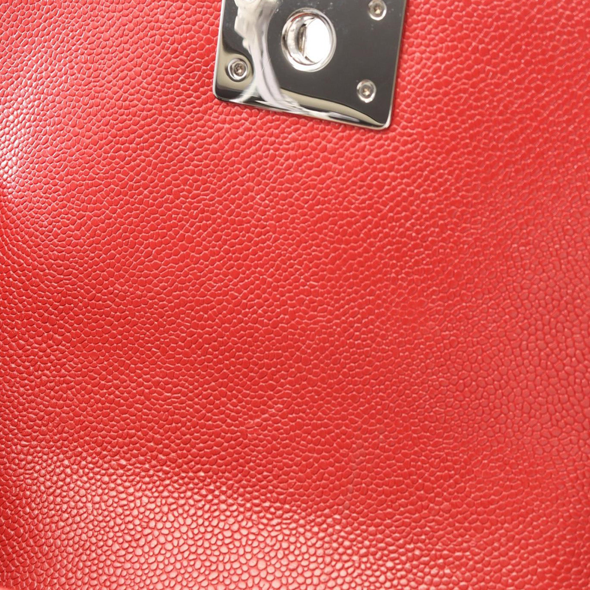Chanel Small Chevron Caviar Boy Flap - image 6