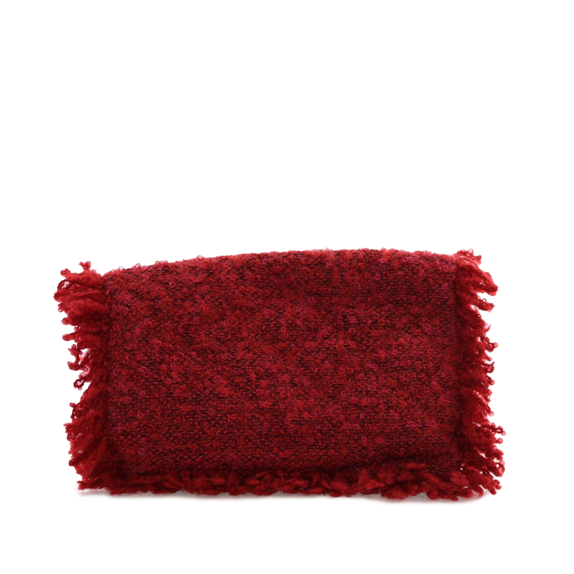 Chanel Tweed Fringe Paris Cosmopolite Clutch - image 2