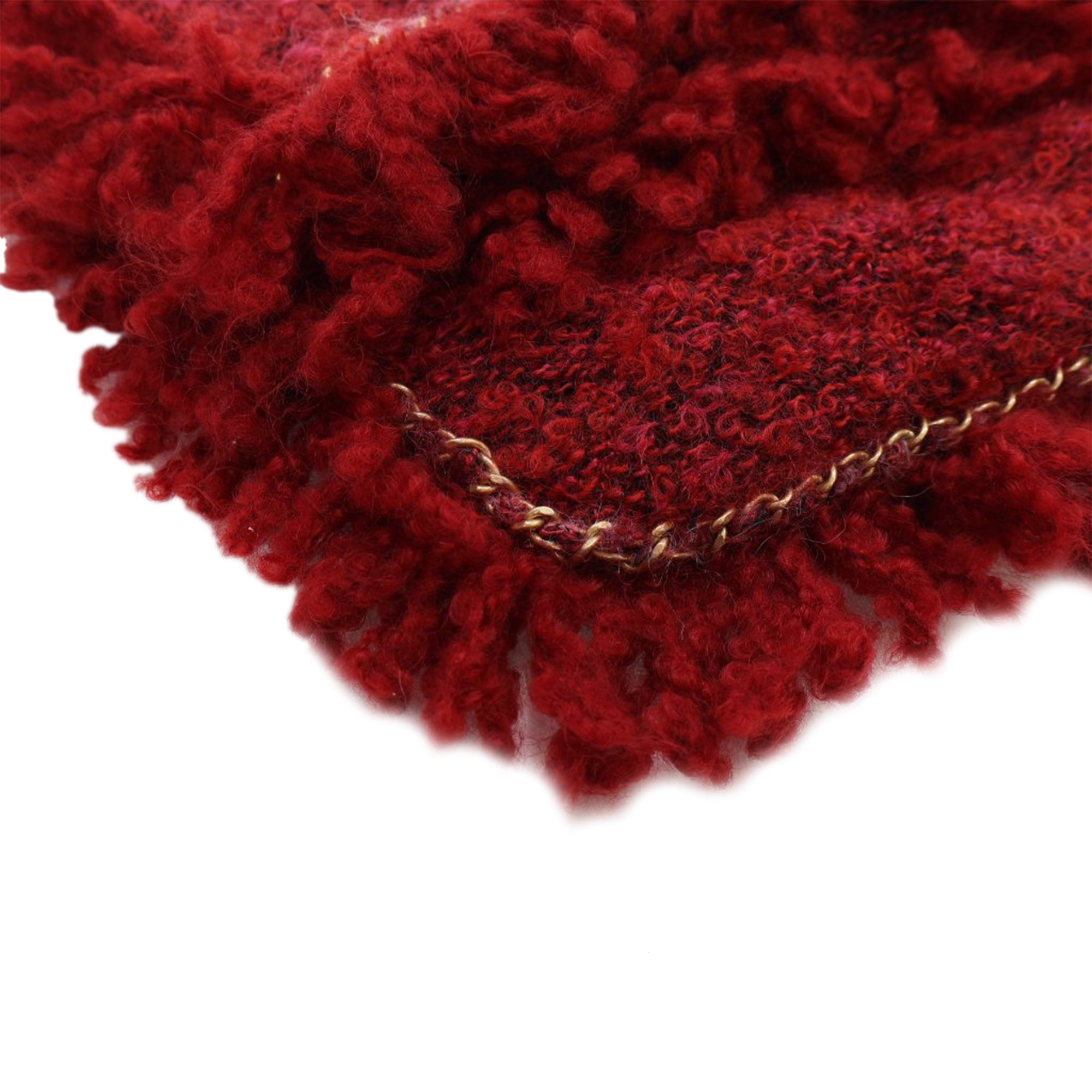 Chanel Tweed Fringe Paris Cosmopolite Clutch - image 9