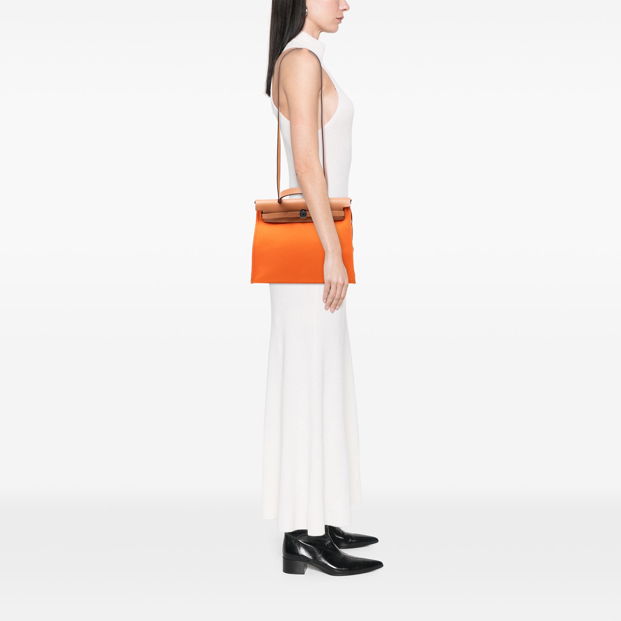 Hermès Toile Herbag Zip 31 - image 7