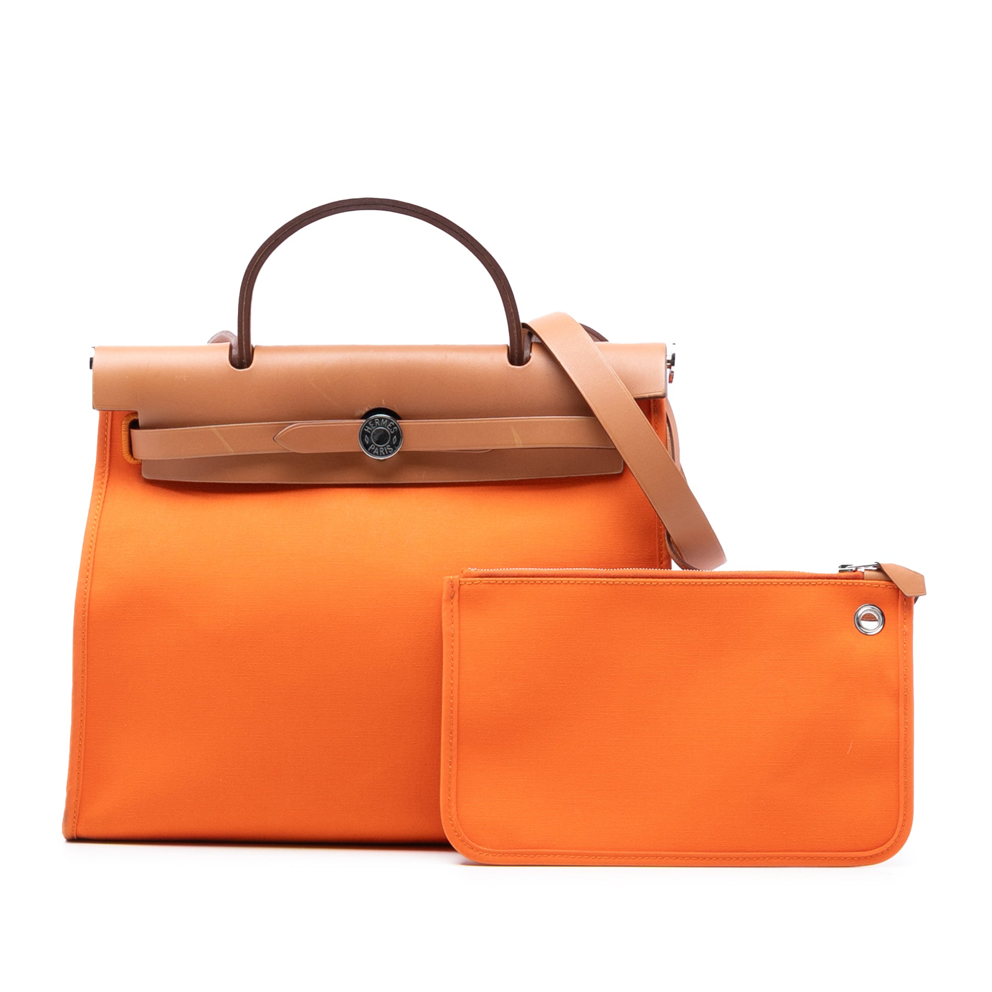 Hermès Toile Herbag Zip 31 - image 8