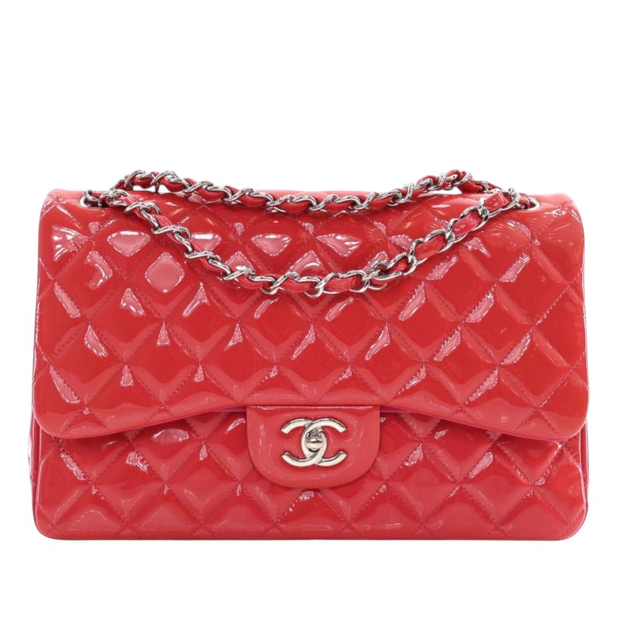Chanel Jumbo Classic Patent Double Flap - image 1