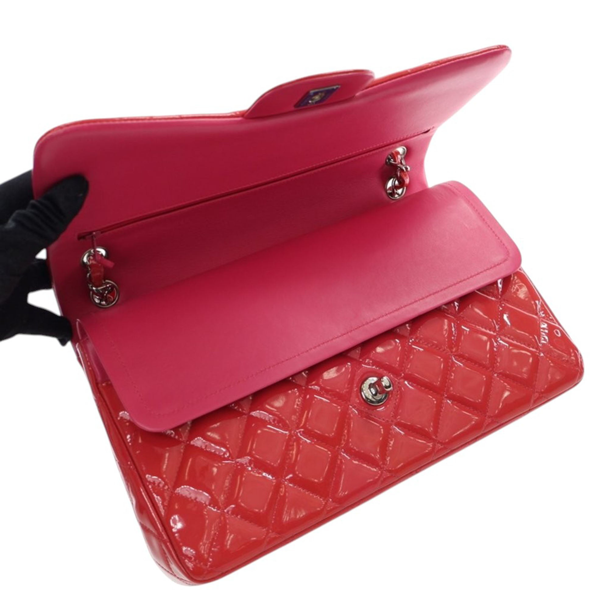 Chanel Jumbo Classic Patent Double Flap - image 5