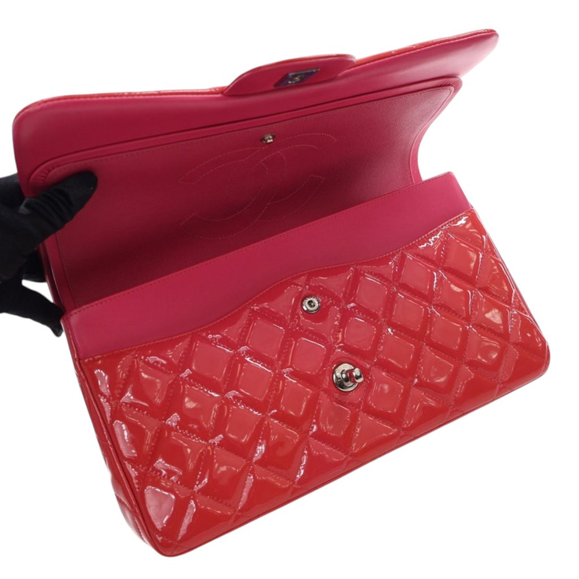 Chanel Jumbo Classic Patent Double Flap - image 6