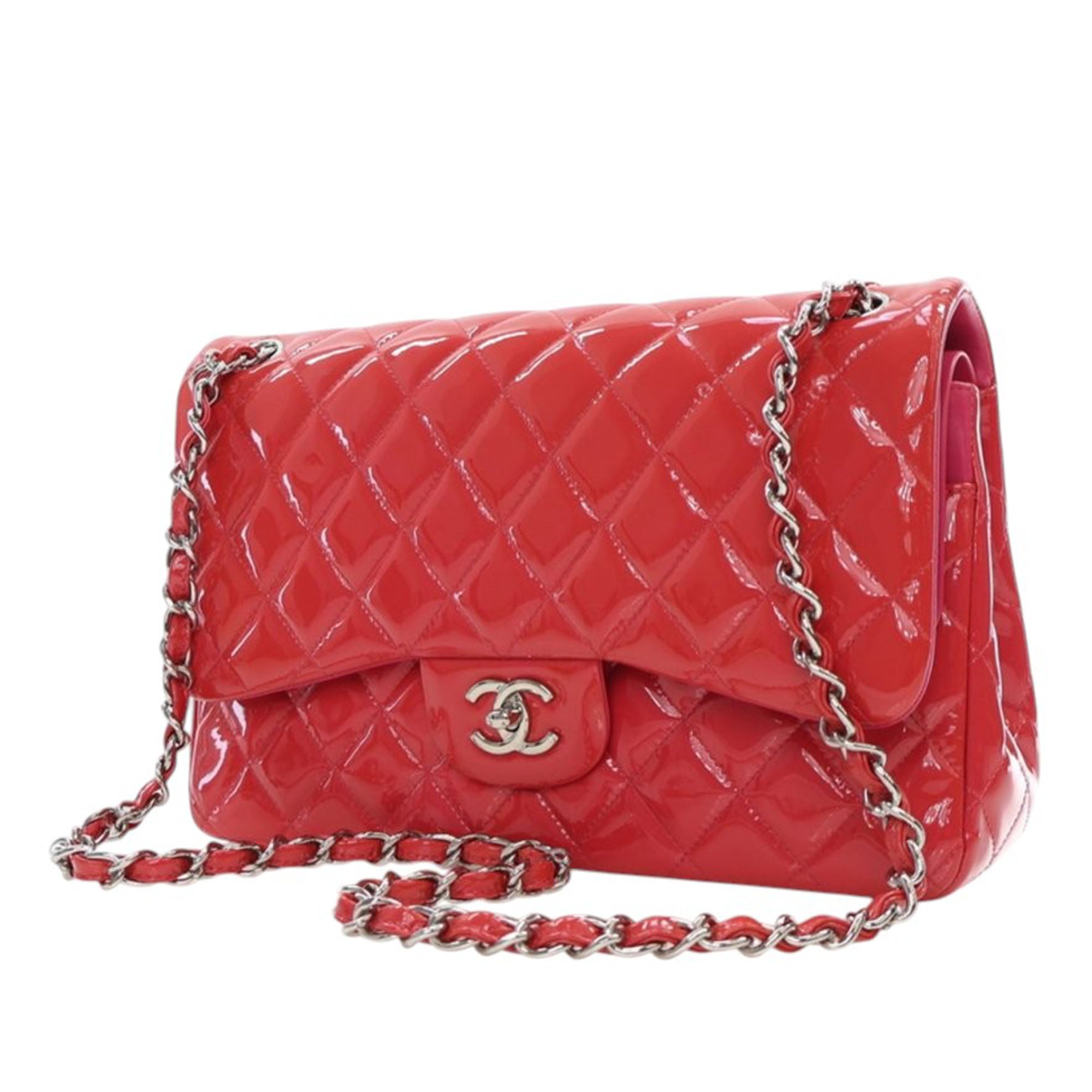 Chanel Jumbo Classic Patent Double Flap - image 8