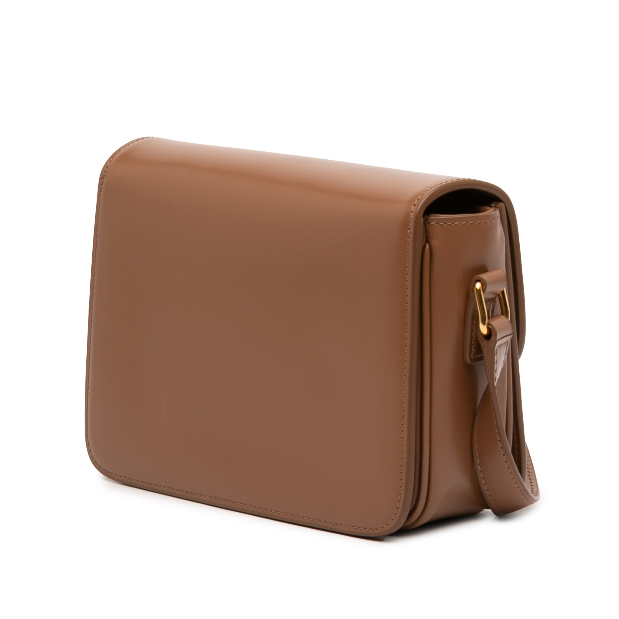 Celine Teen Shiny Calfskin Triomphe Crossbody - image 2