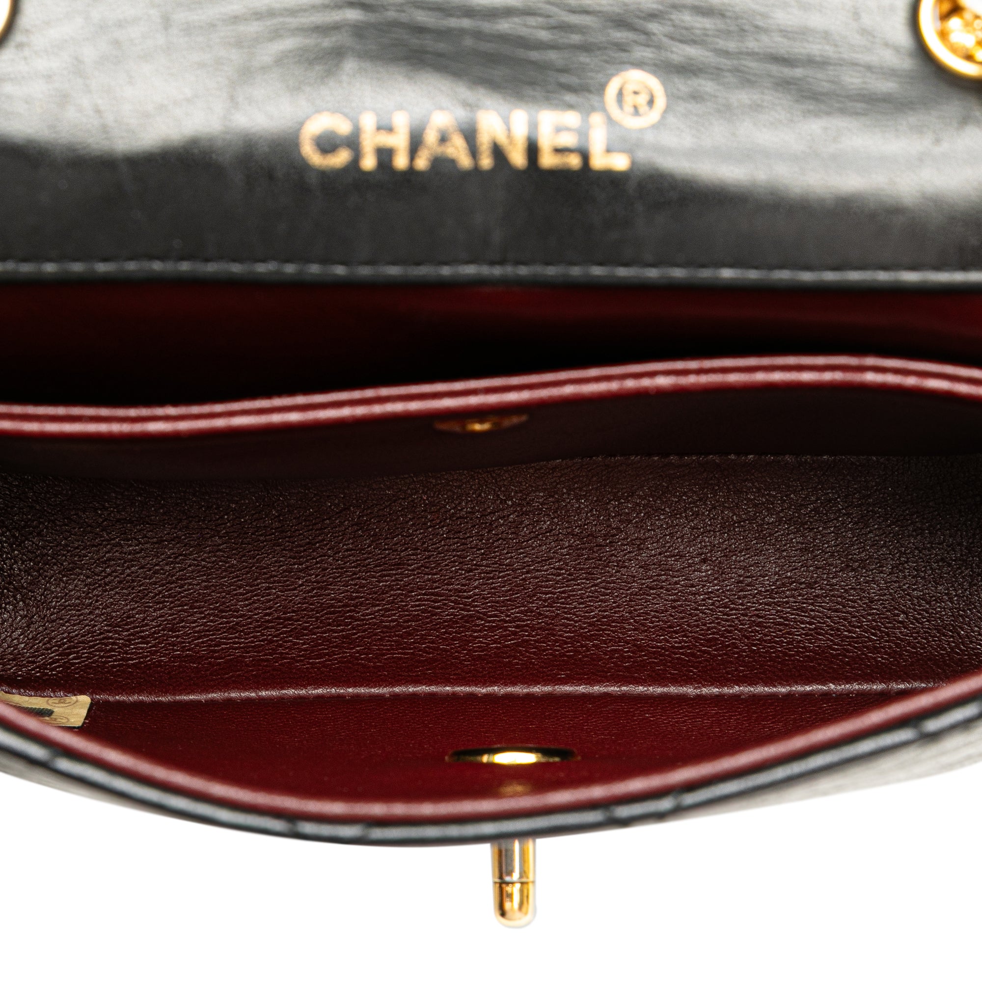Chanel CC Quilted Lambskin Bijoux Chain Curved Full Flap - image 4
