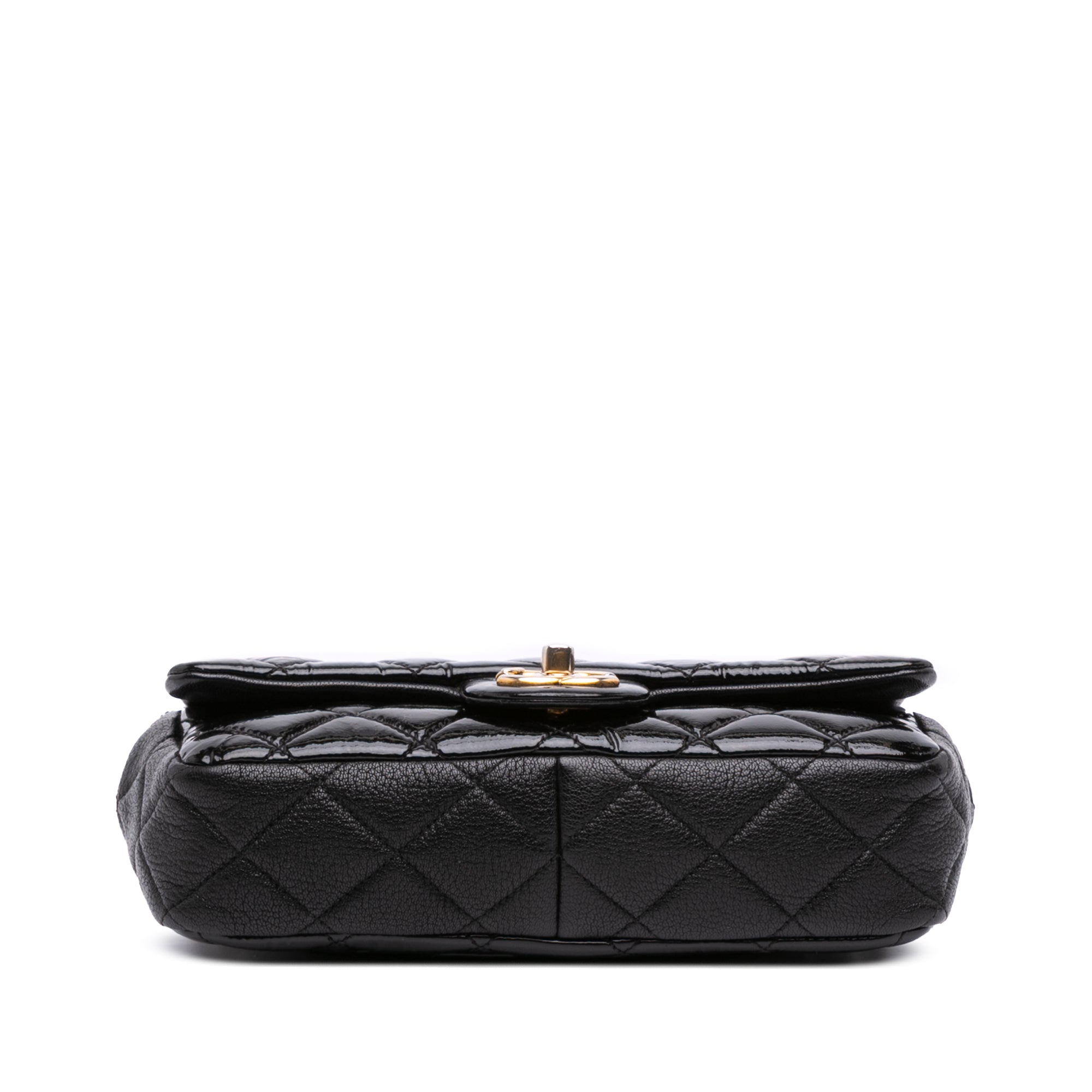 Chanel Paris-Salzburg Small Patent and Goatskin CC Eyelet Flap - image 3