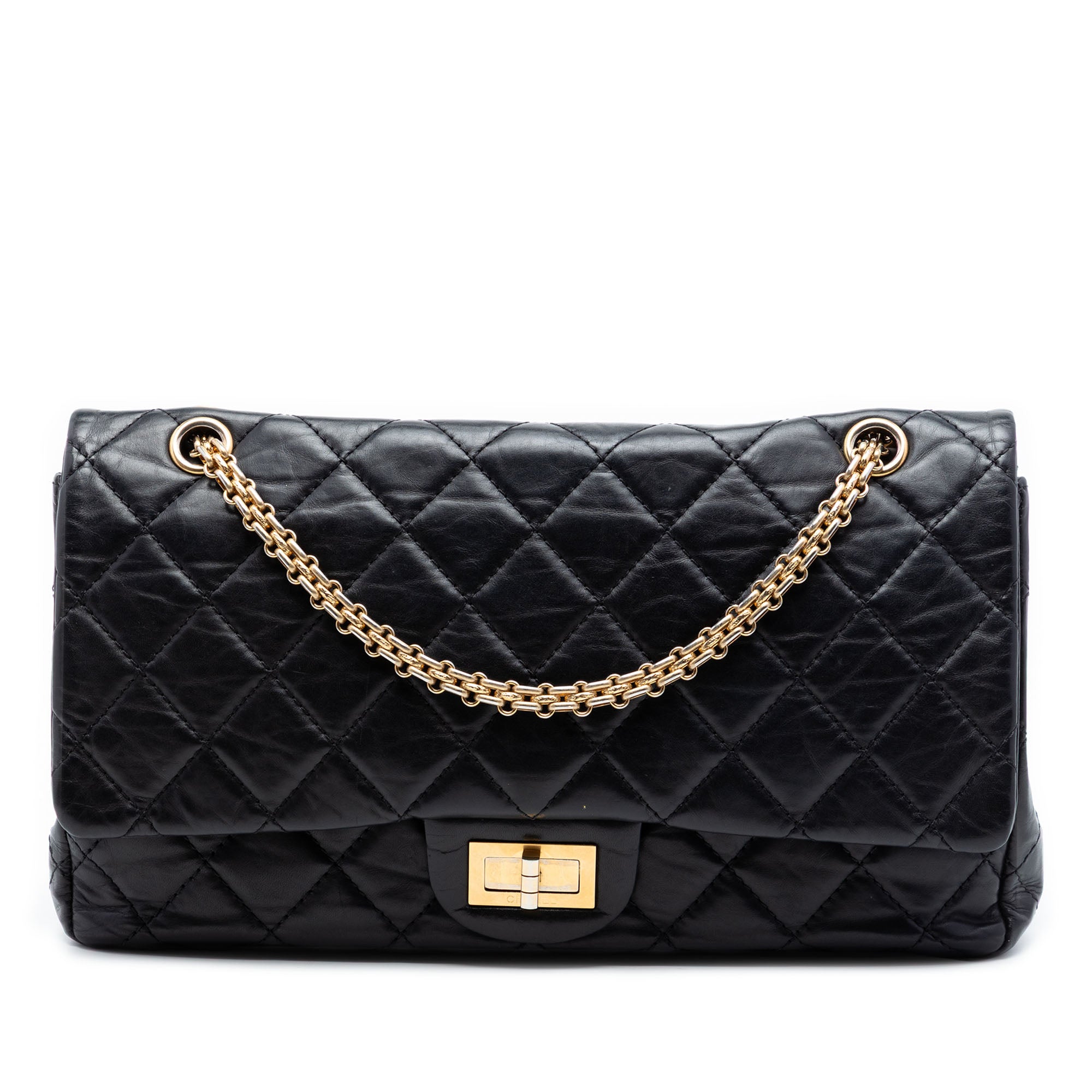 Chanel Quilted Aged Calfskin Reissue 2.55 Double Flap 227 - image 1