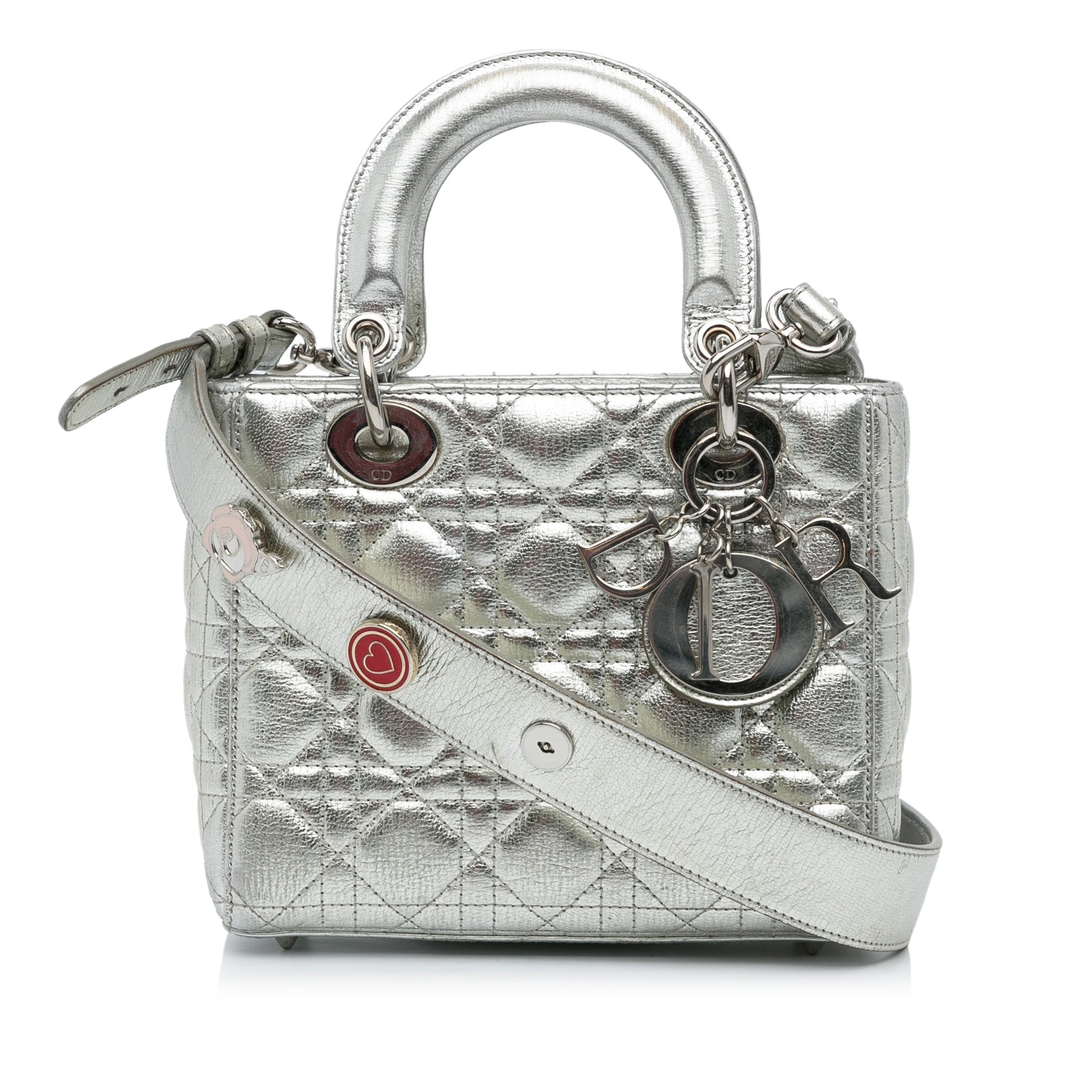 Dior Small Metallic Grained Calfskin Cannage My ABCDior Lady Dior - image 1