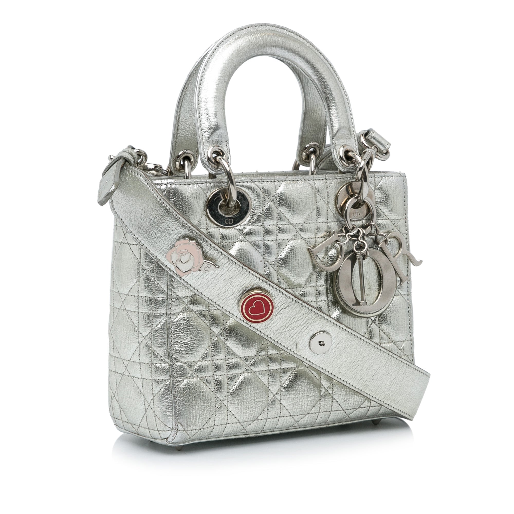 Dior Small Metallic Grained Calfskin Cannage My ABCDior Lady Dior - image 2