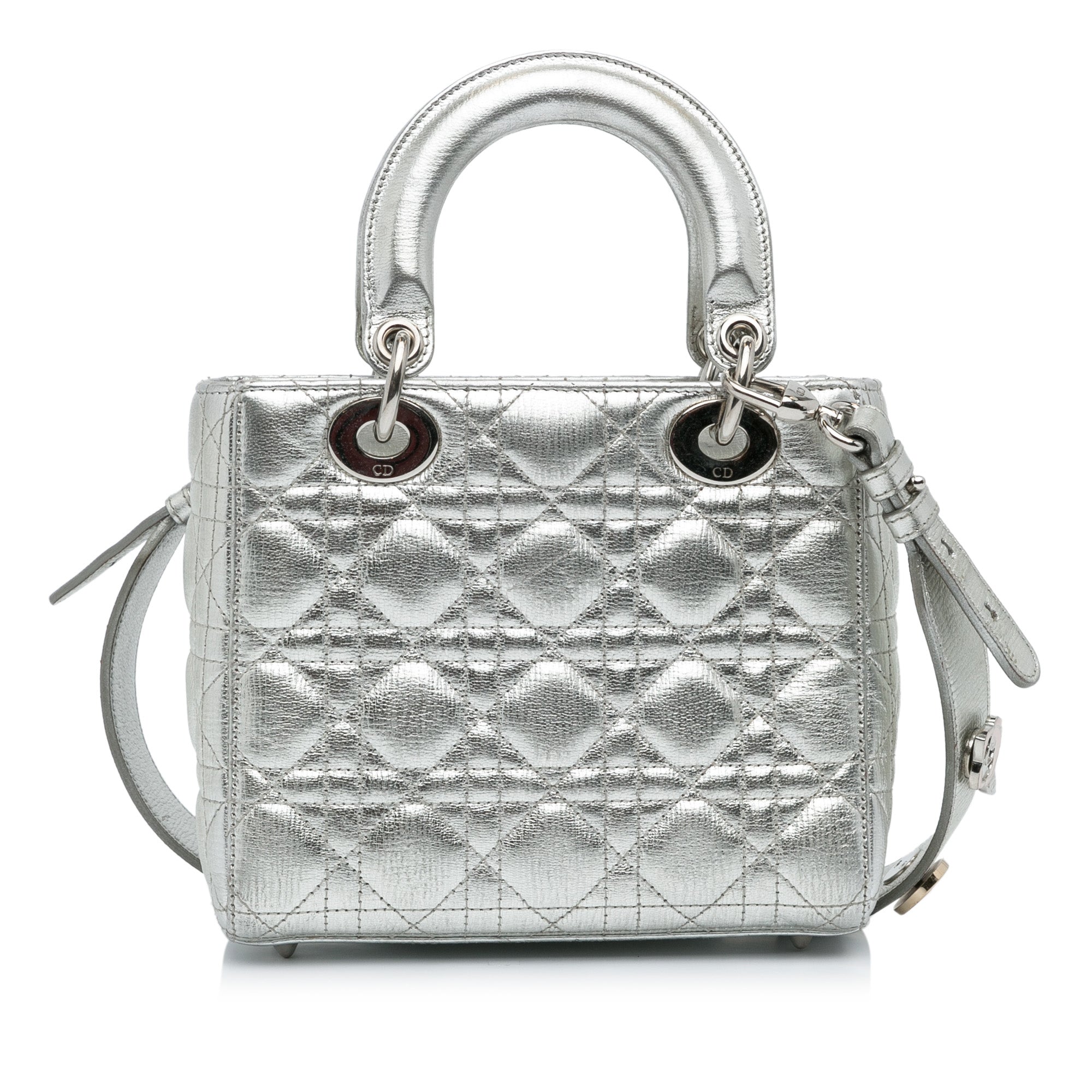 Dior Small Metallic Grained Calfskin Cannage My ABCDior Lady Dior - image 3