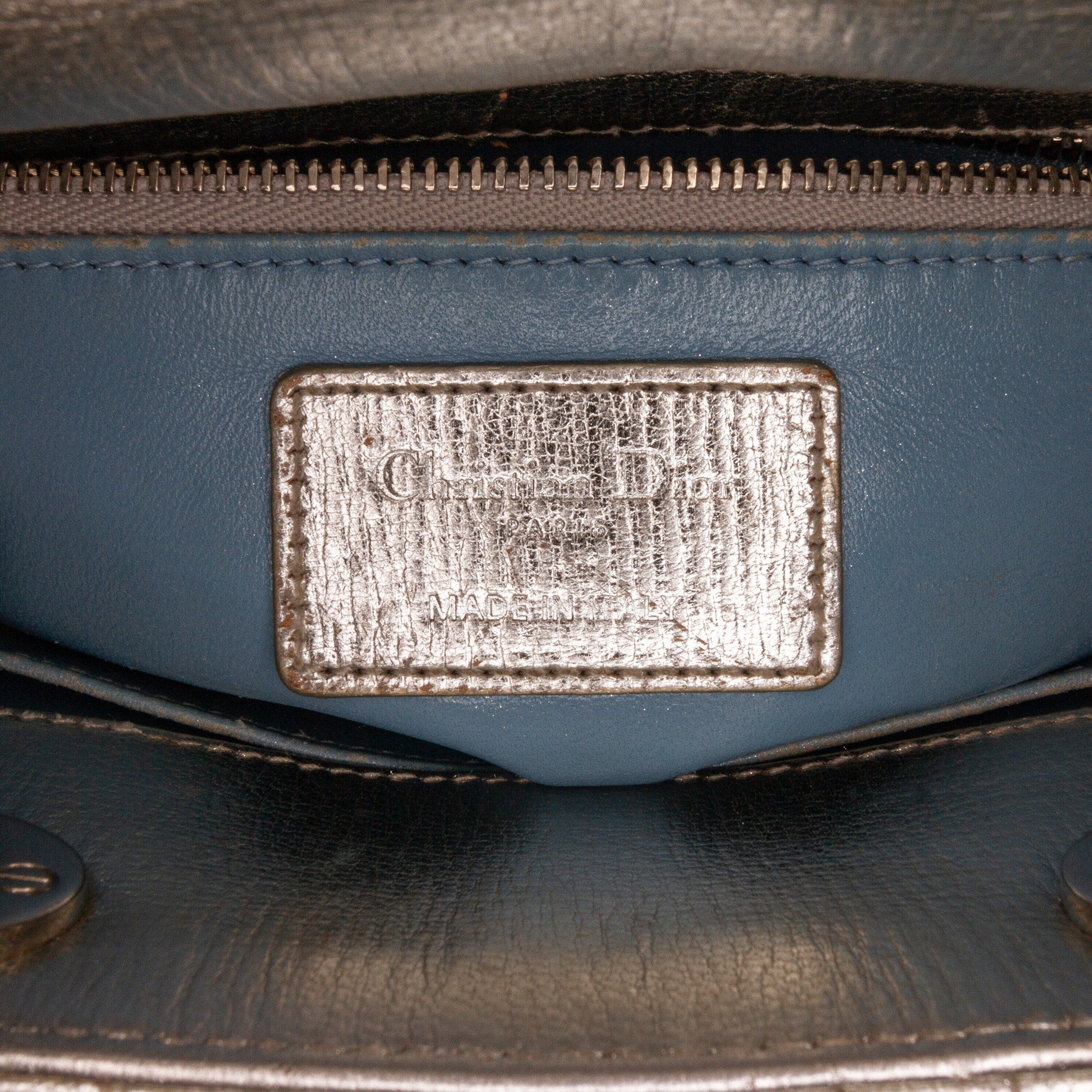 Dior Small Metallic Grained Calfskin Cannage My ABCDior Lady Dior - image 6