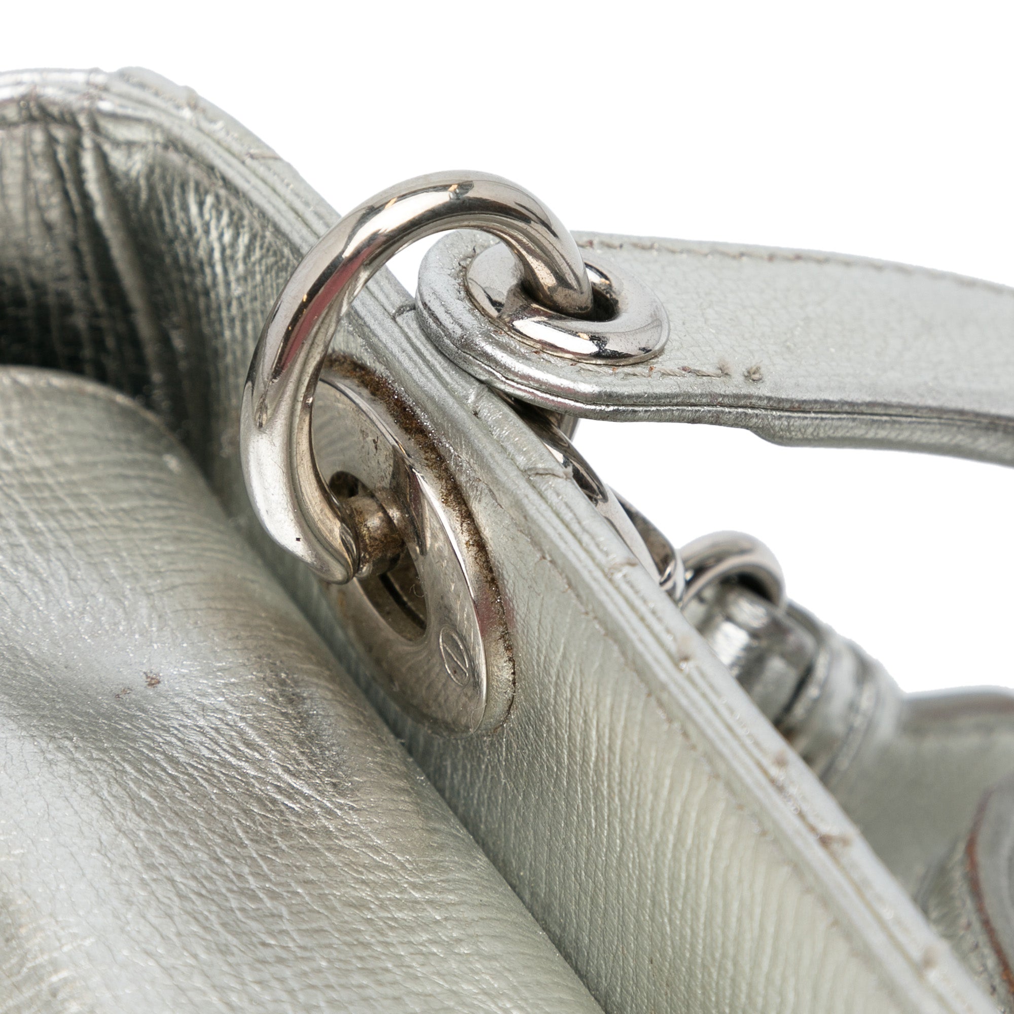 Dior Small Metallic Grained Calfskin Cannage My ABCDior Lady Dior - image 8
