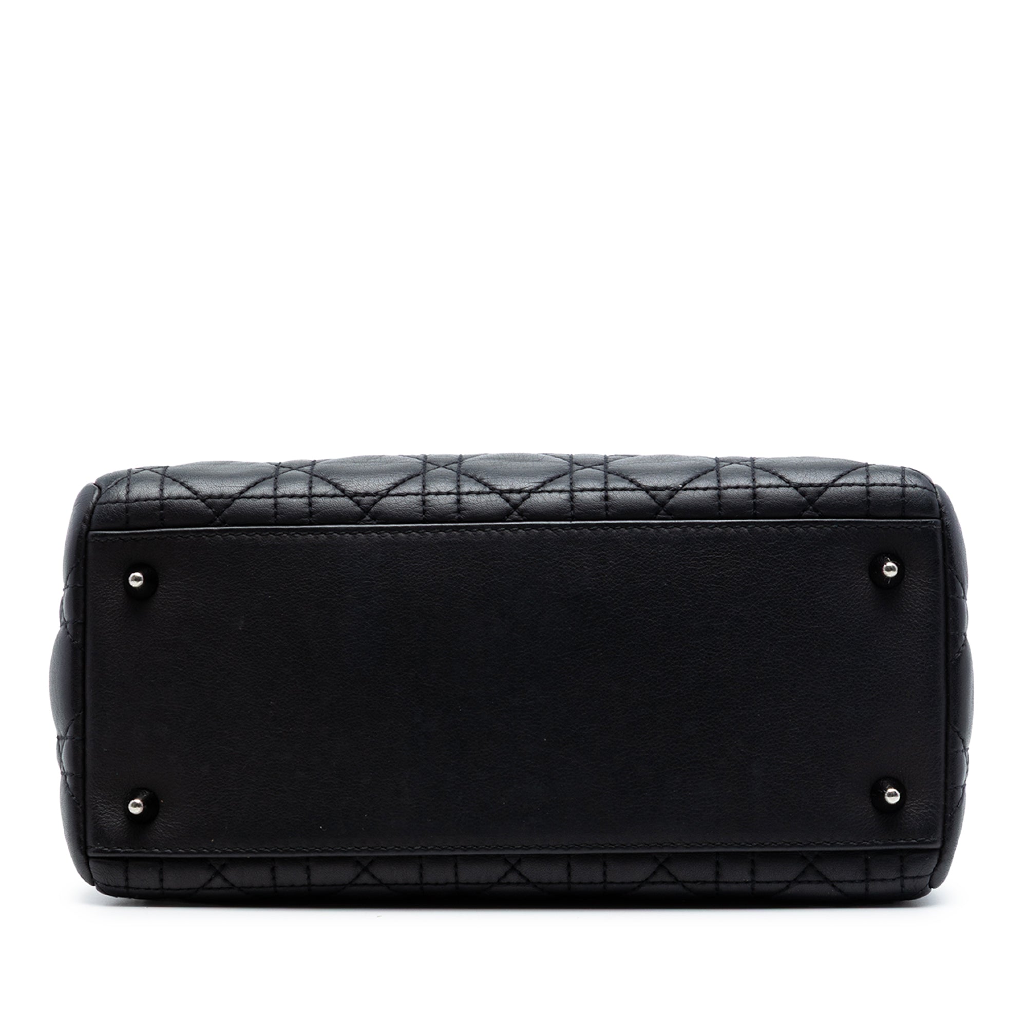 Dior Medium Lambskin Cannage Lady Dior - image 3