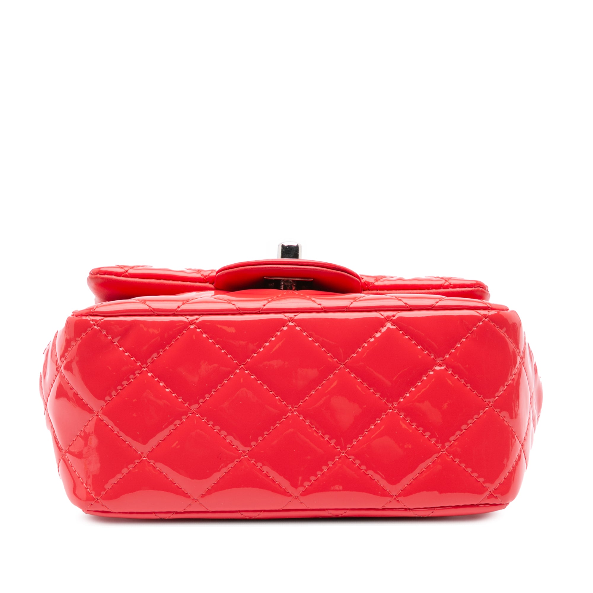 Chanel Mini Square Classic Patent Single Flap - image 3