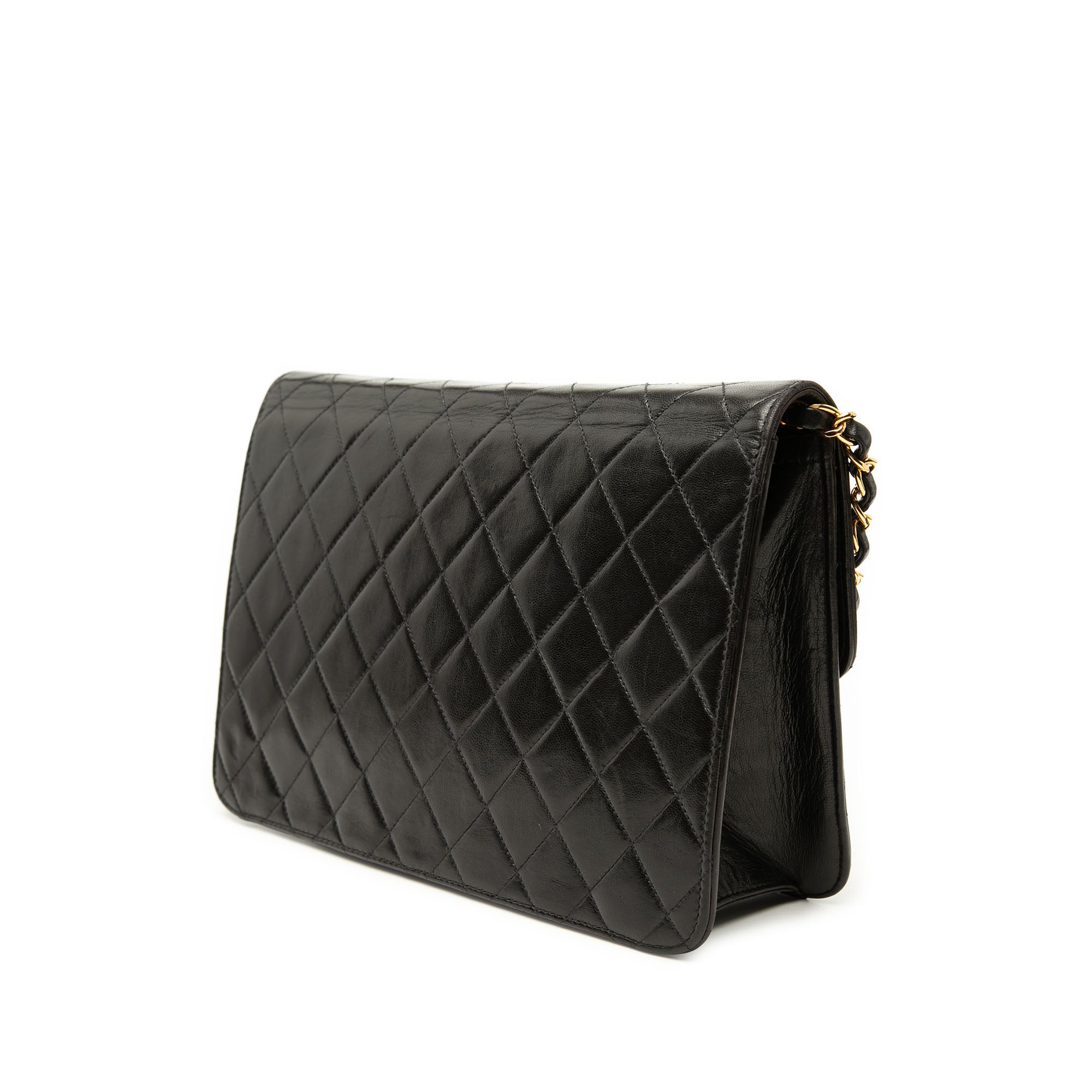 Chanel Medium CC Quilted Lambskin Single Flap - image 2