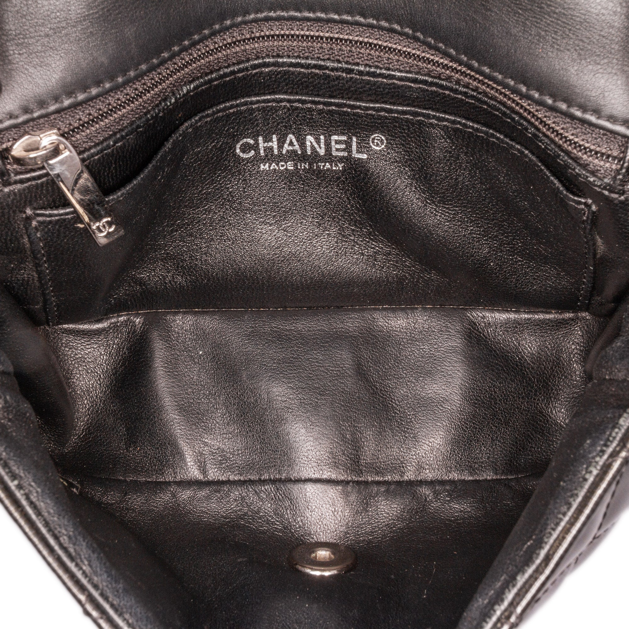 Chanel Mini Rectangular Classic Striped Patent Single Flap - image 4