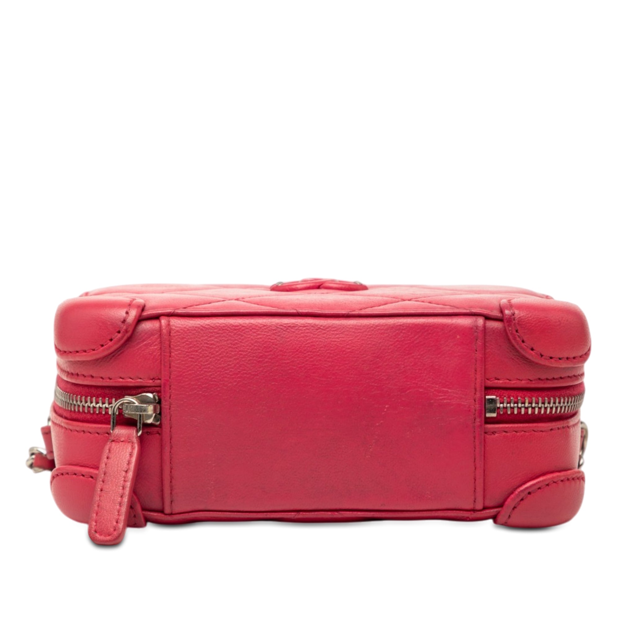 Chanel Mini Quilted Lambskin Covered CC Camera Bag - image 3