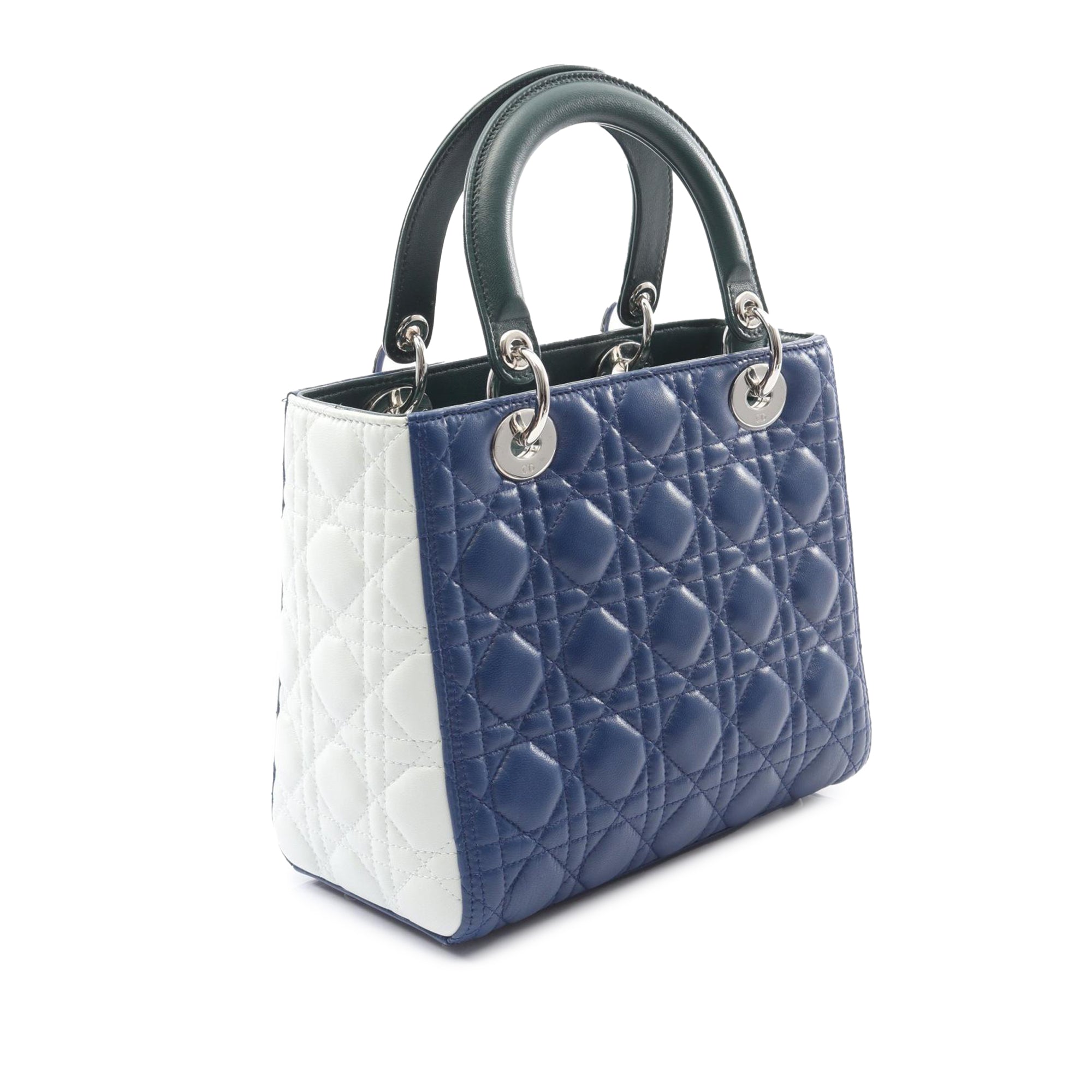 Dior Medium Lambskin Cannage Lady Dior - image 2