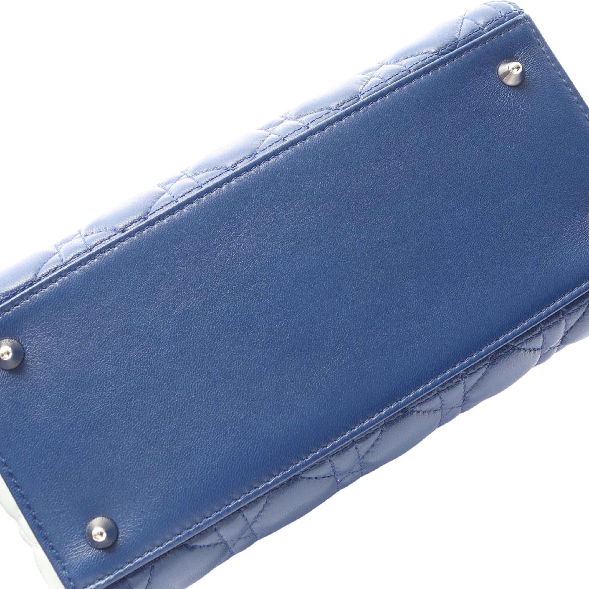 Dior Medium Lambskin Cannage Lady Dior - image 5