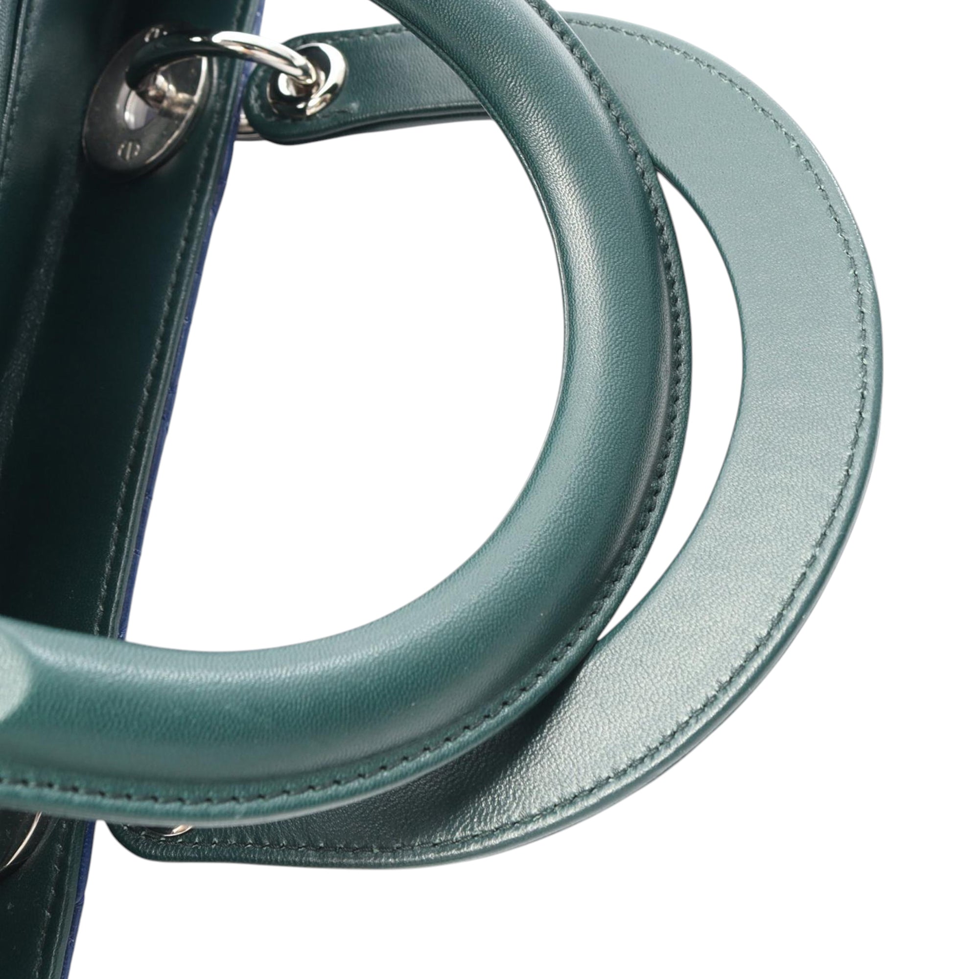 Dior Medium Lambskin Cannage Lady Dior - image 8