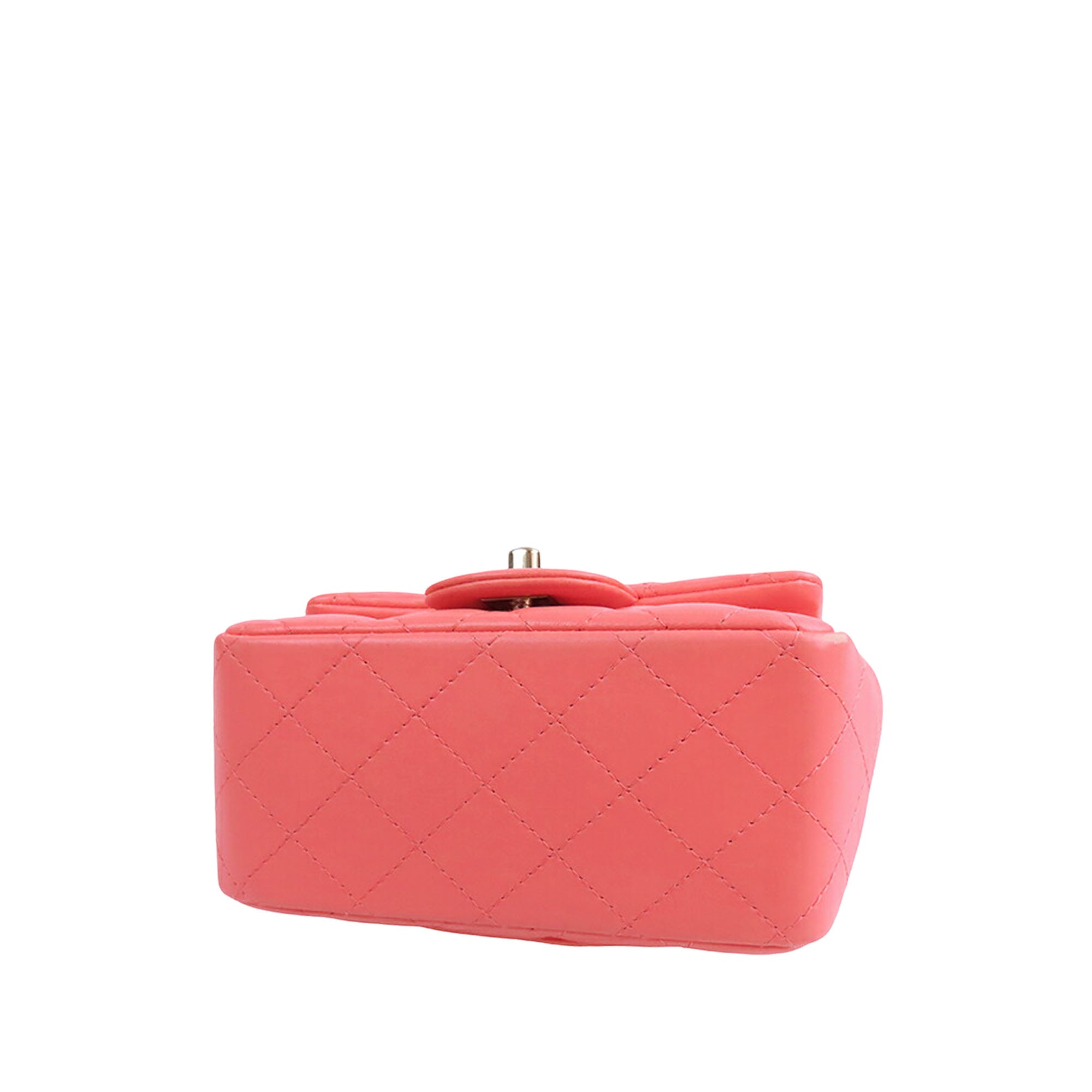 Chanel Mini Square Classic Lambskin Single Flap - image 3