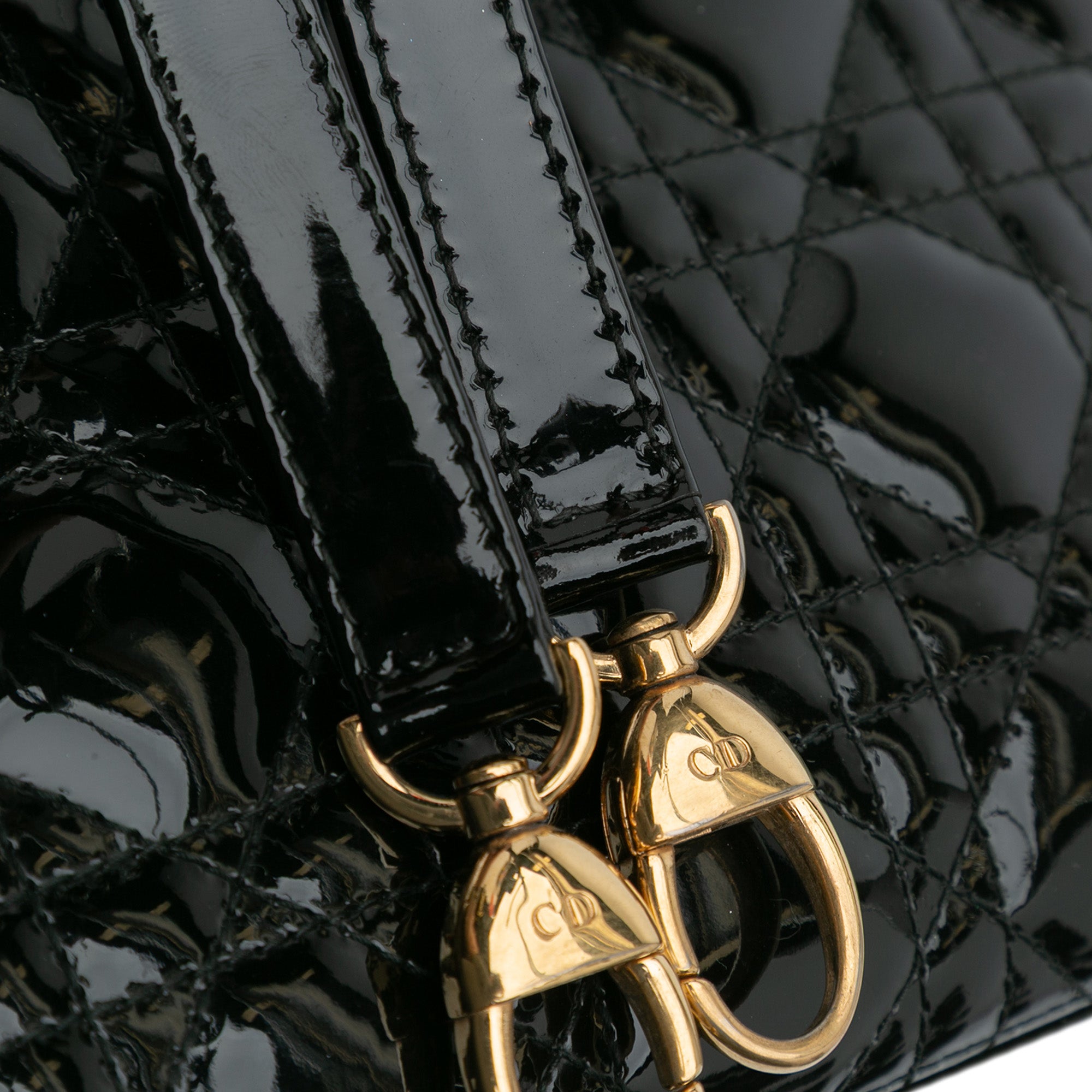 Dior Medium Patent Cannage Lady Dior - image 9