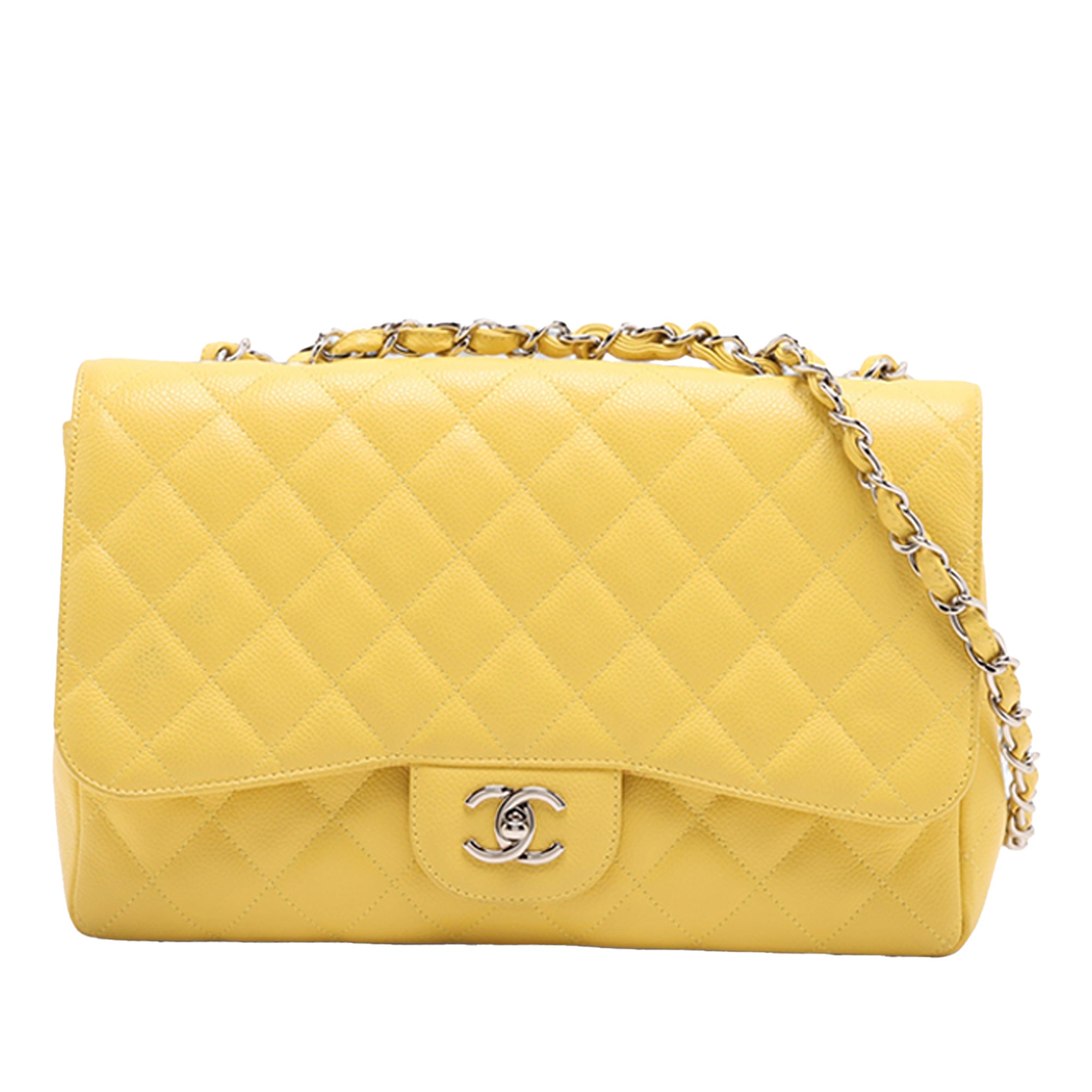 Chanel Jumbo Classic Caviar Single Flap - image 1