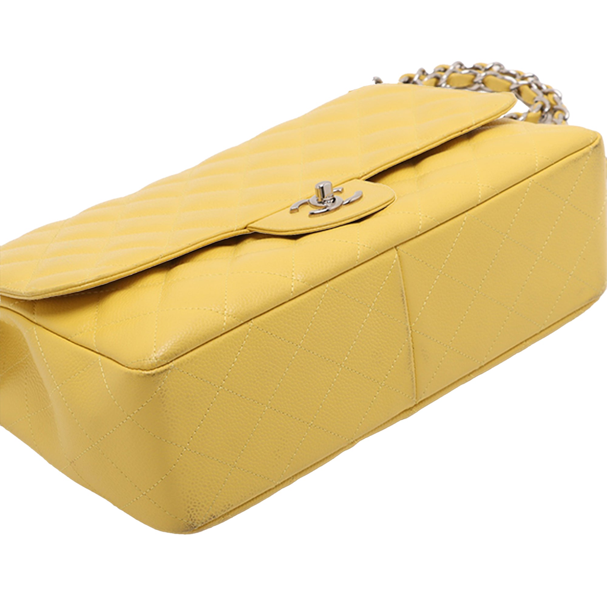 Chanel Jumbo Classic Caviar Single Flap - image 6