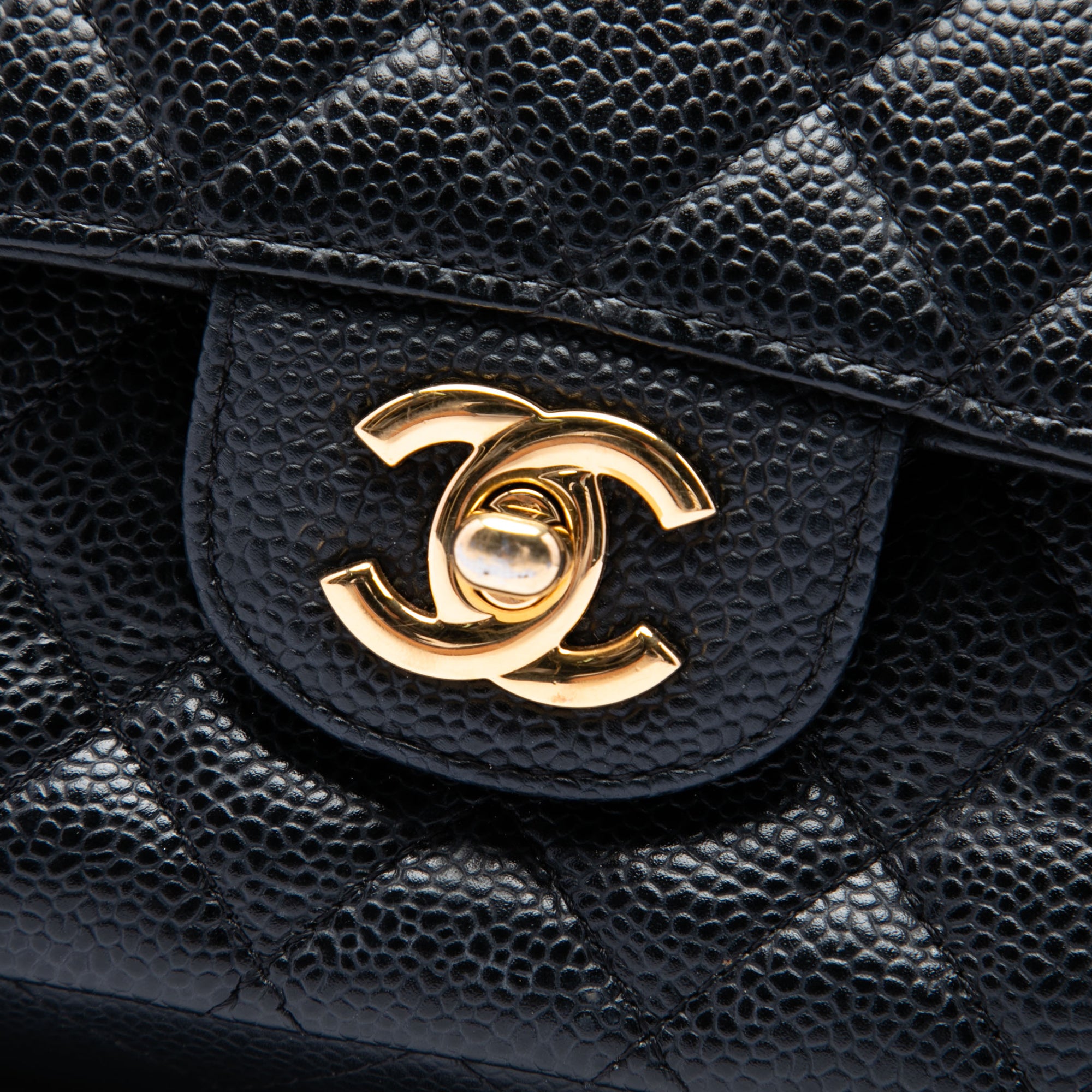 Chanel Medium Classic Caviar Double Flap - image 5