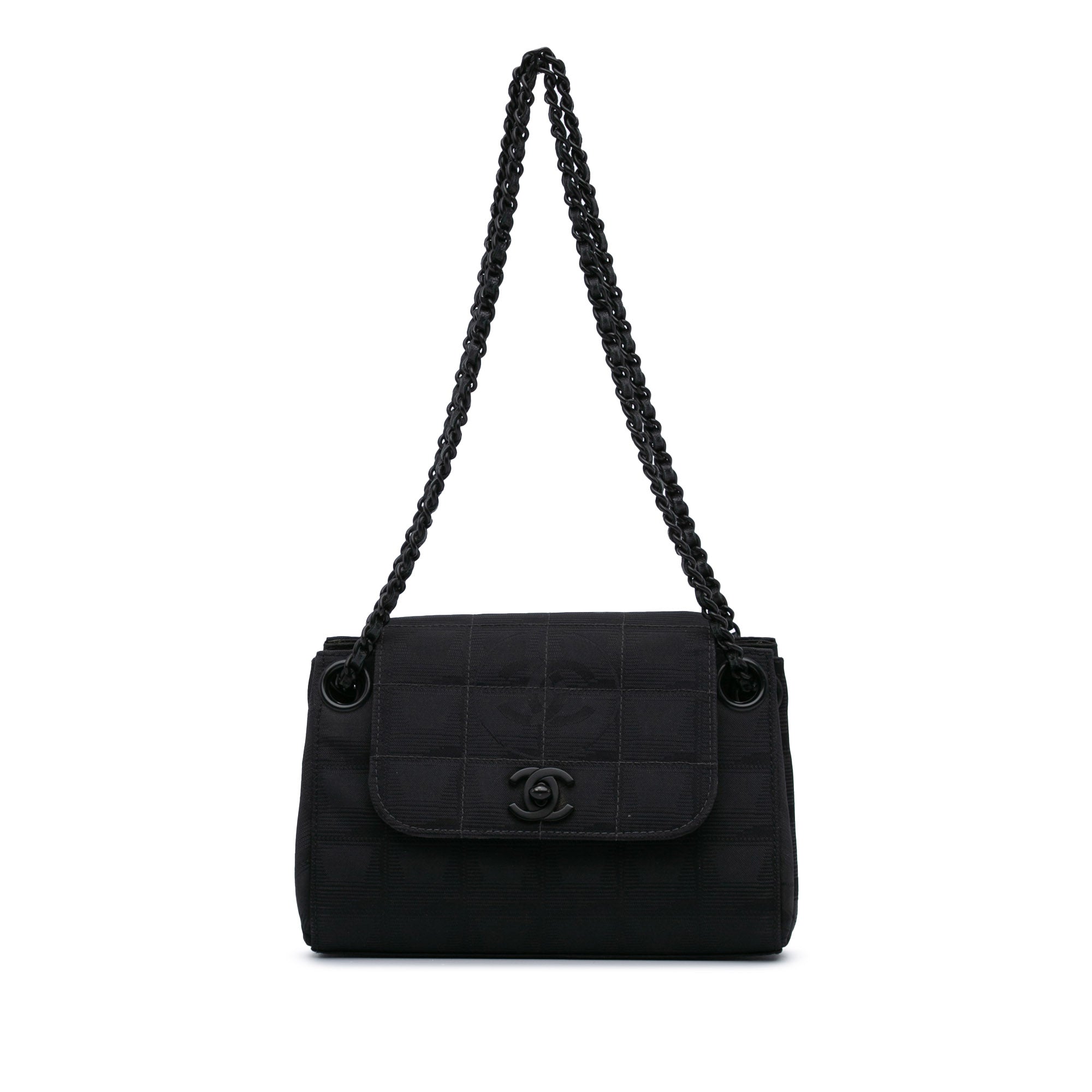 Chanel Mini New Travel Line Nylon Accordion Flap - image 1