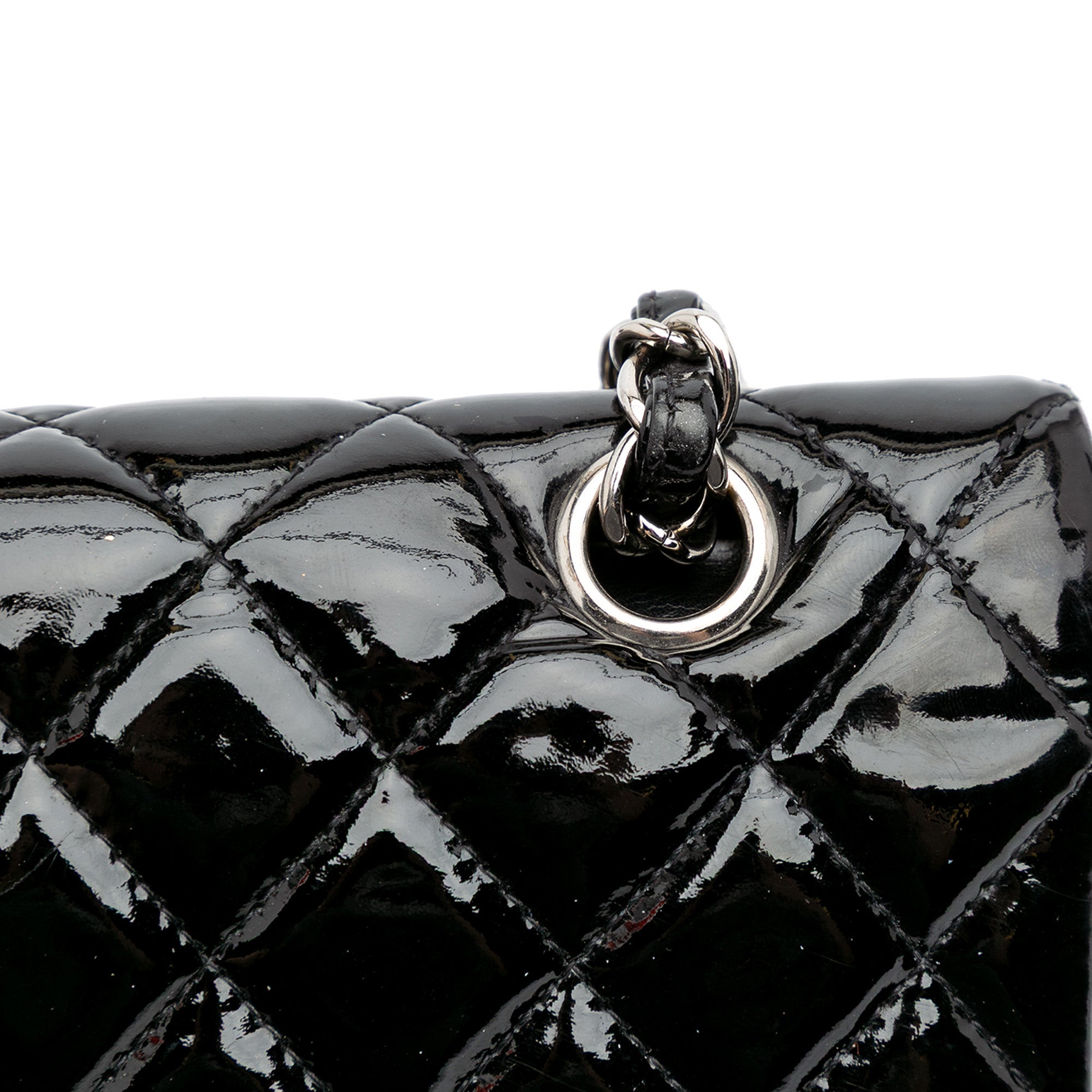 Chanel Medium Classic Patent Double Flap - image 10