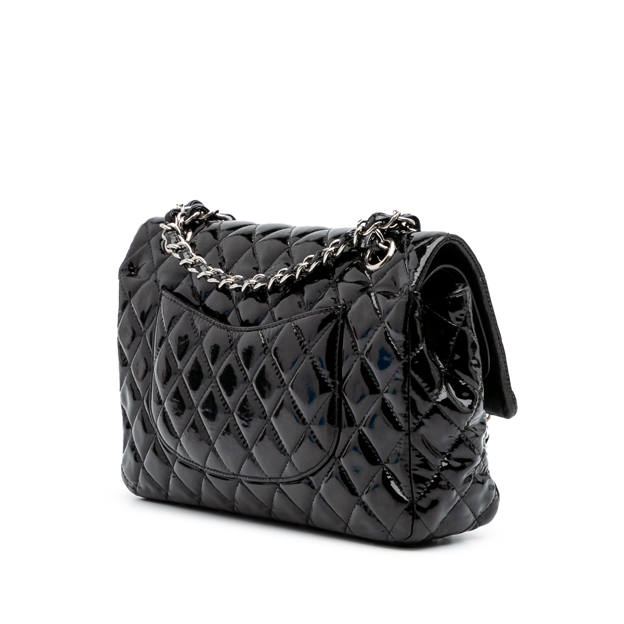 Chanel Medium Classic Patent Double Flap - image 2