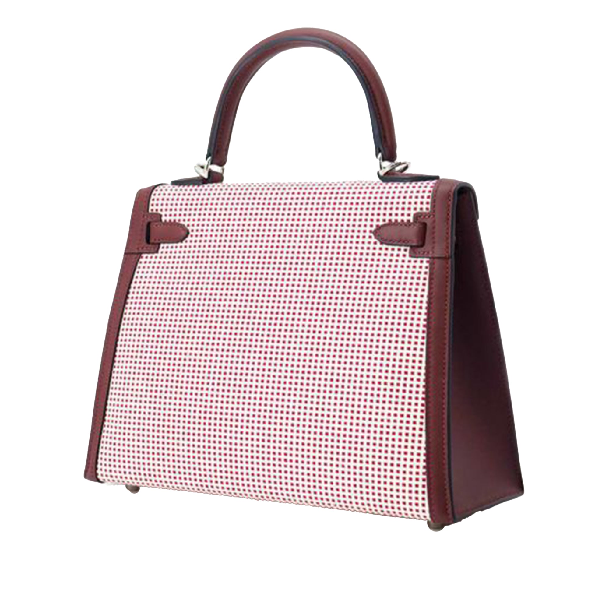Hermès Toile Quadrille and Swift Kelly II Sellier 25 - image 2