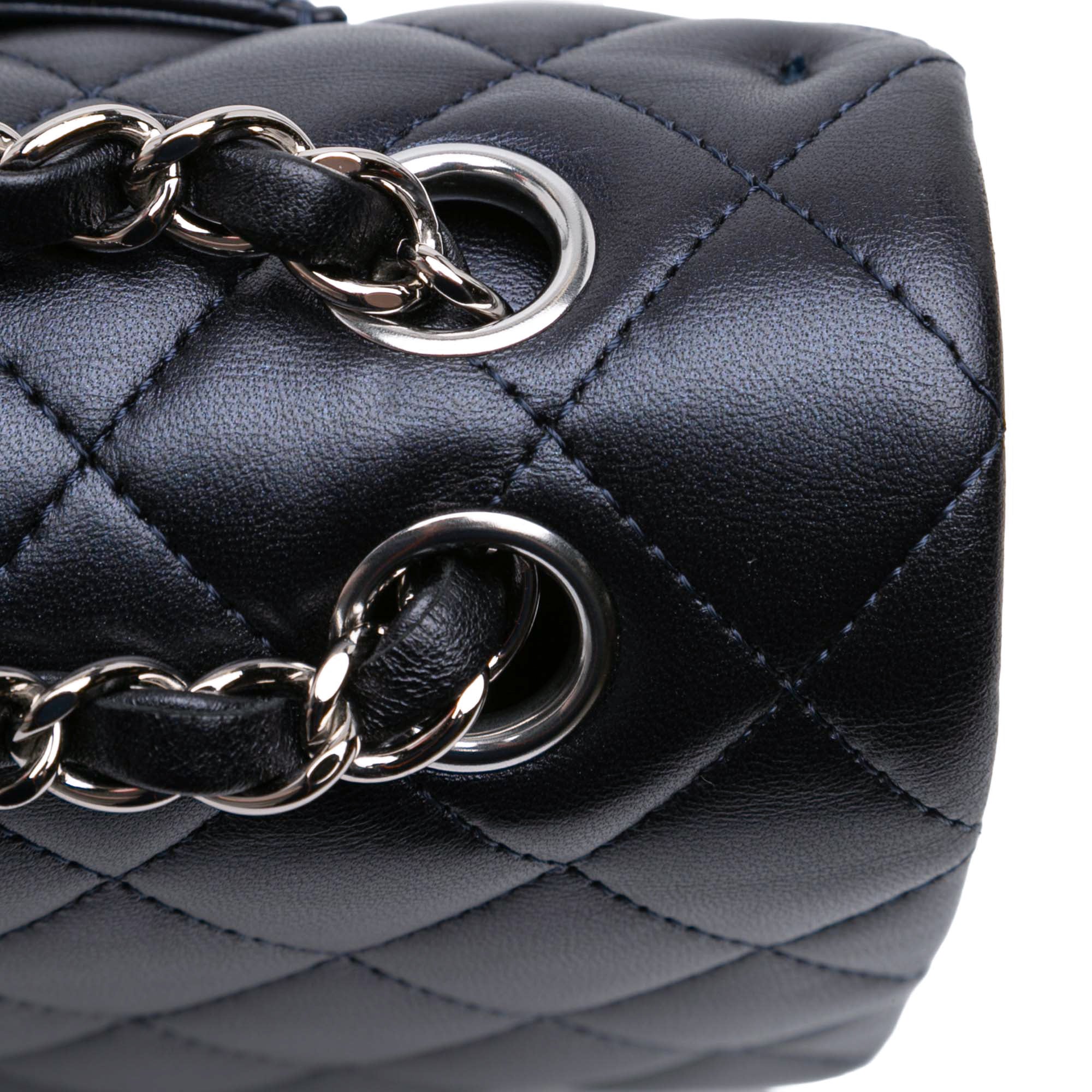 Chanel Medium Classic Lambskin Double Flap - image 11