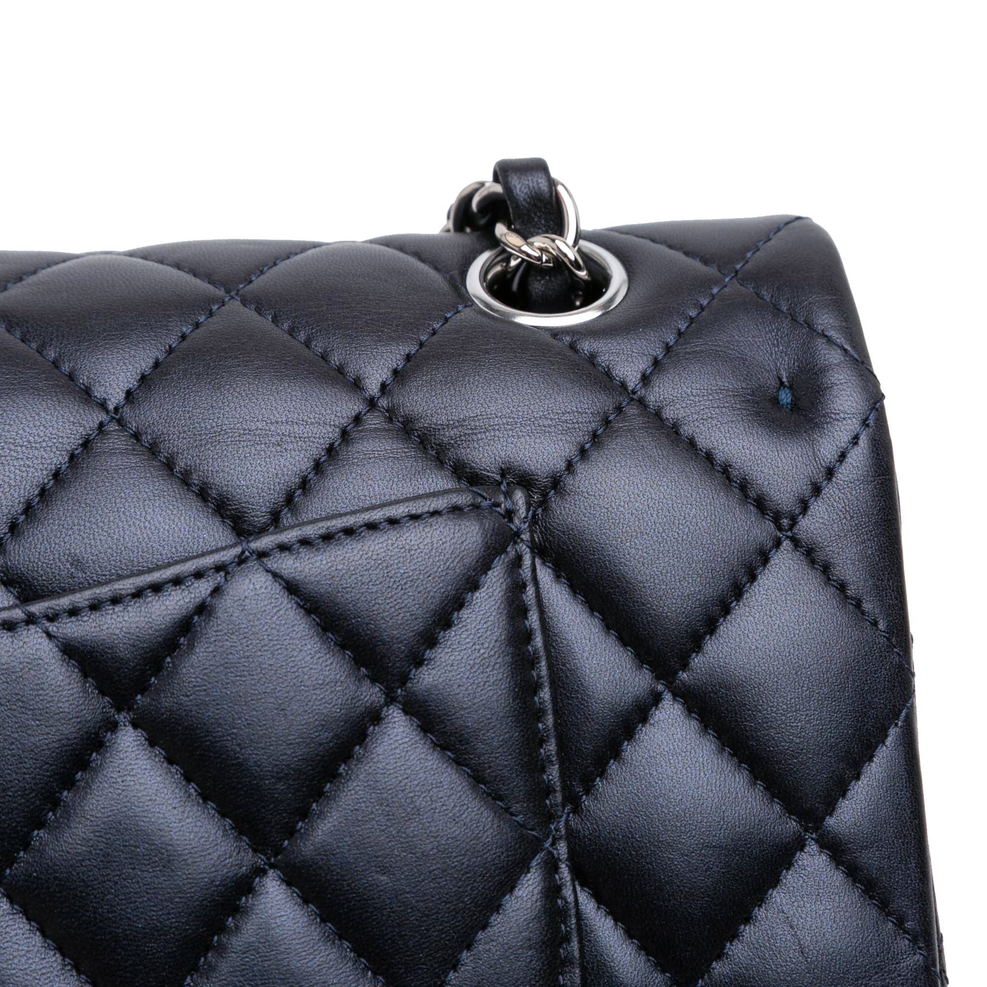 Chanel Medium Classic Lambskin Double Flap - image 12
