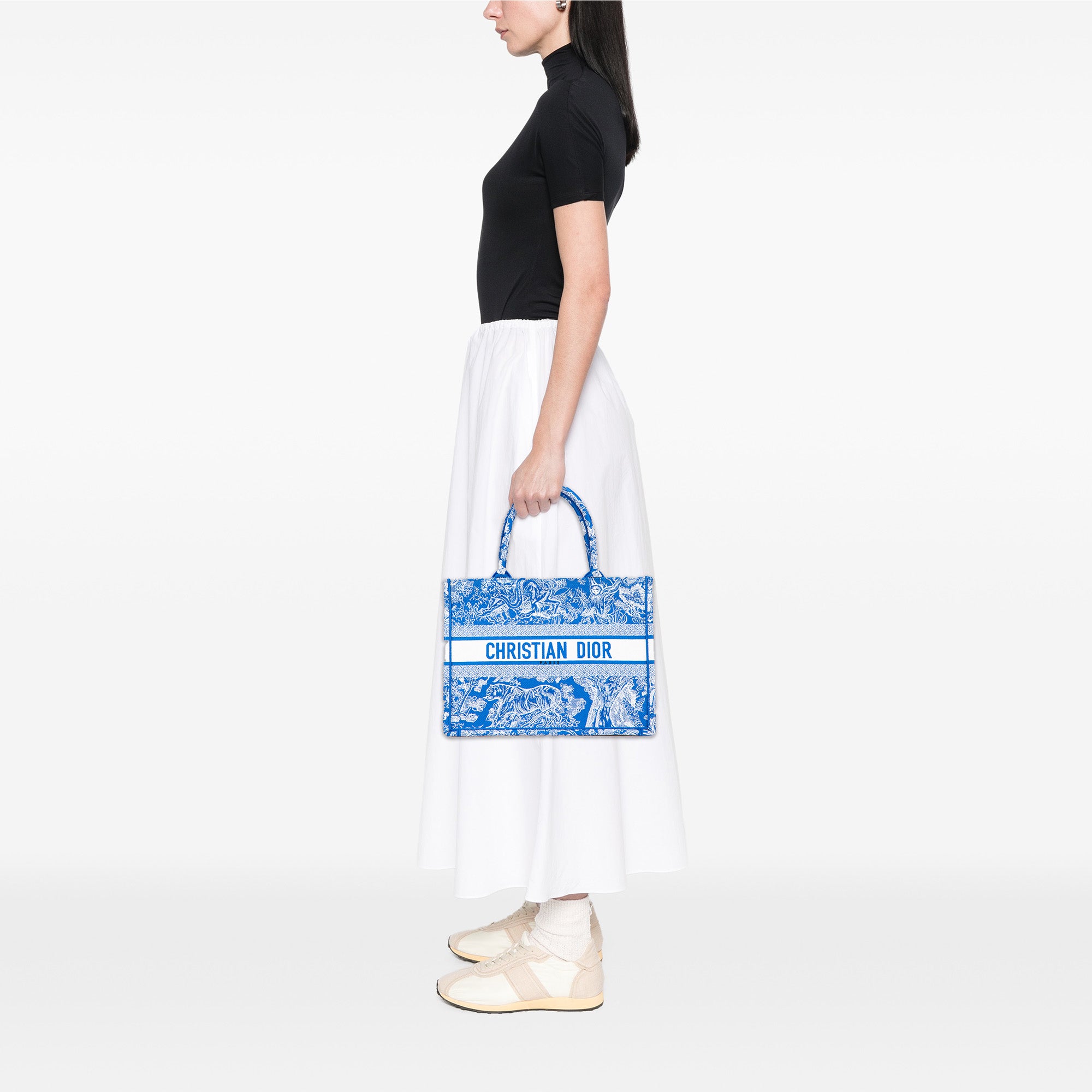 Dior Medium Canvas Embroidered Dioriviera Toile De Jouy Book Tote - image 11