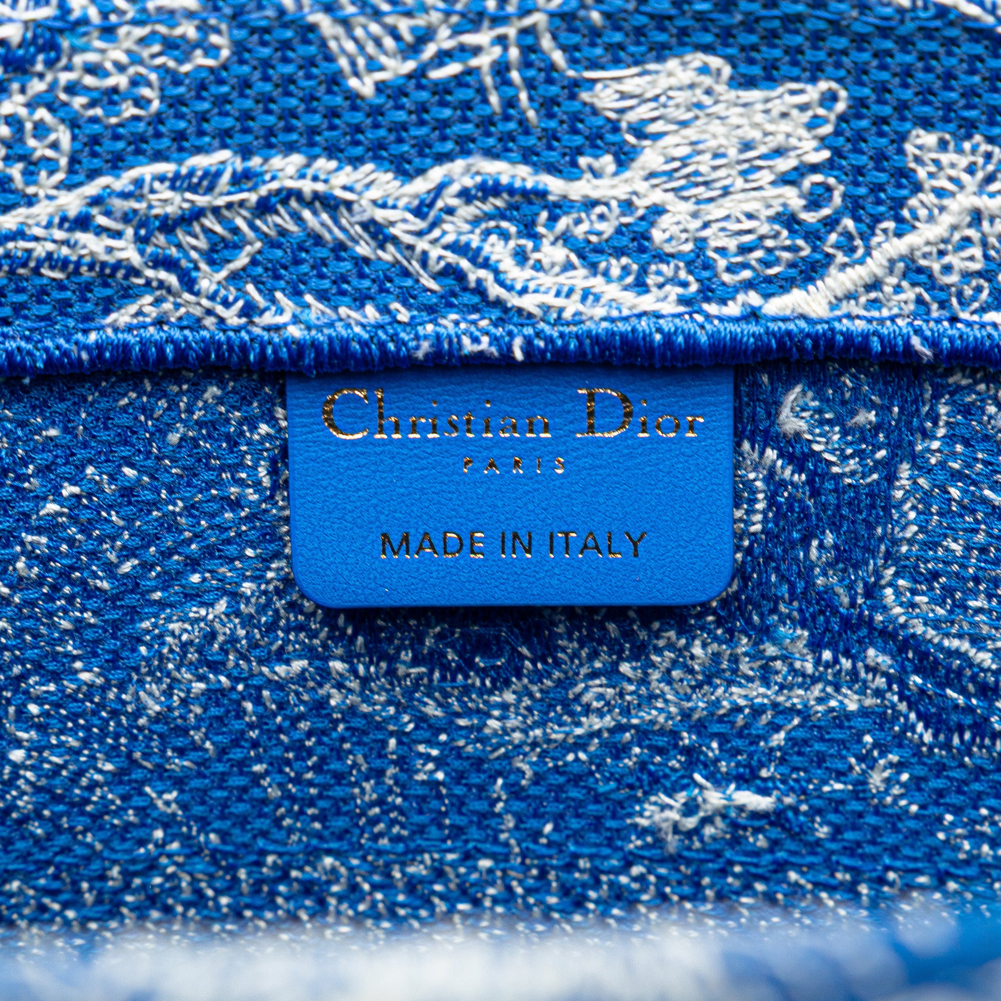 Dior Medium Canvas Embroidered Dioriviera Toile De Jouy Book Tote - image 5