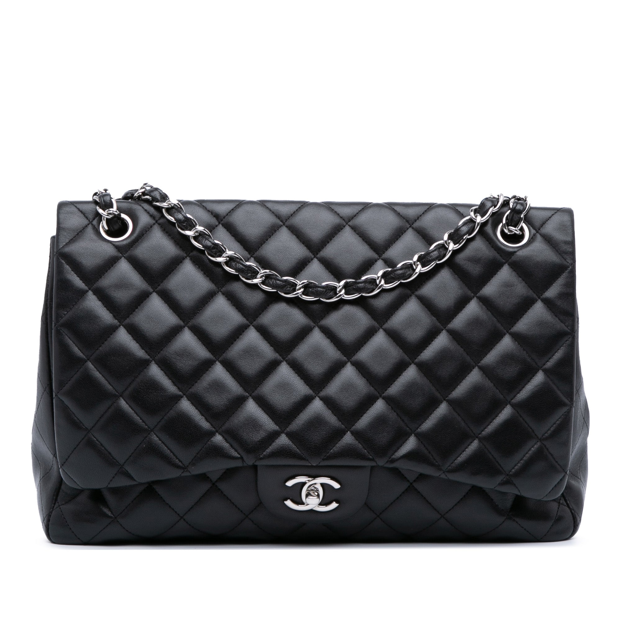 Chanel Maxi Classic Lambskin Single Flap - image 1