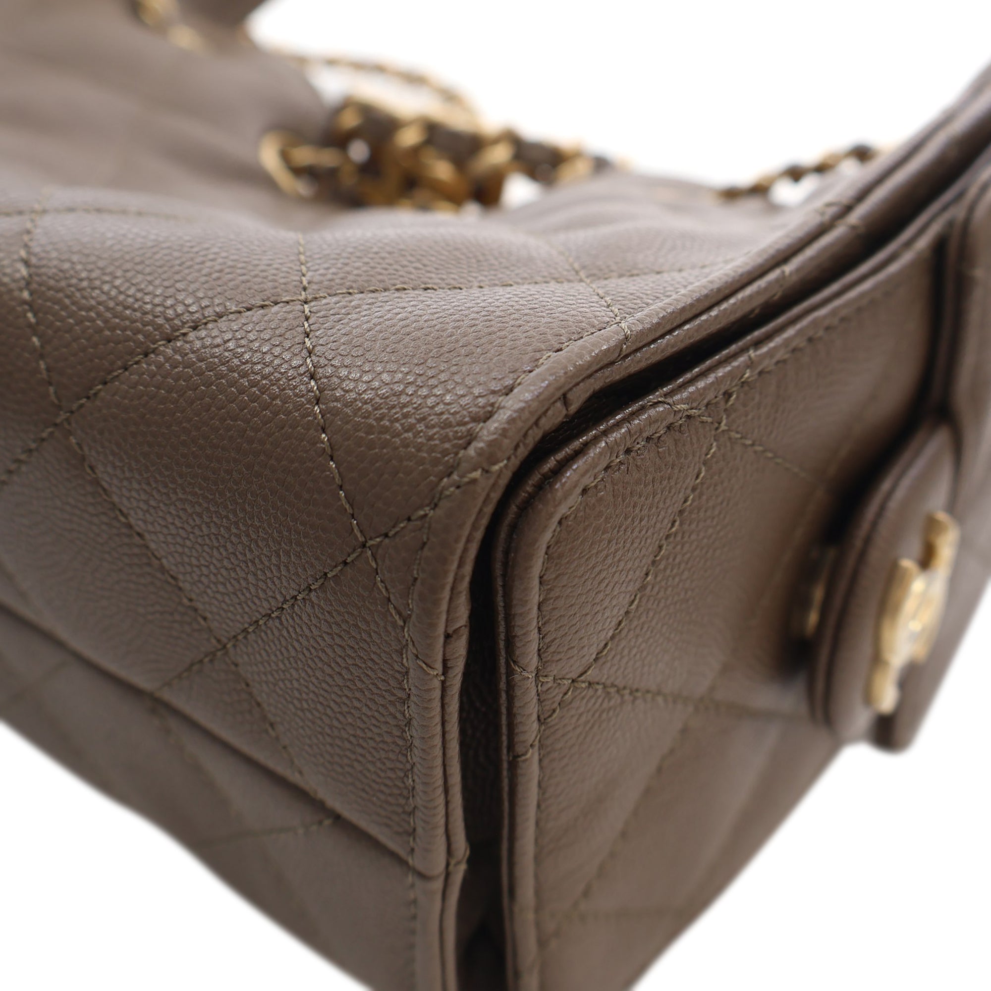 Chanel Mini Quilted Caviar Chanel 25 Hobo - image 10
